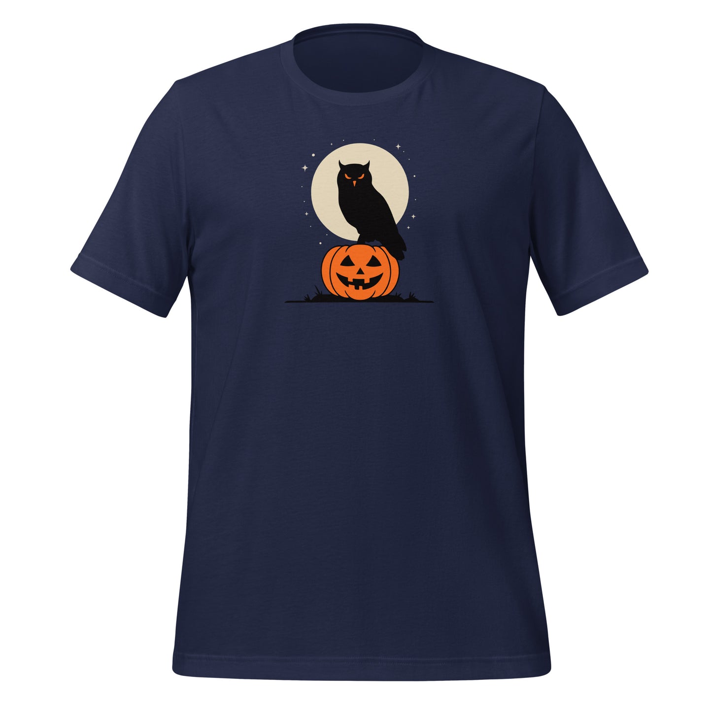 Unisex Staple Eco T-Shirt: Halloween Owl Sustainable Cozy Style USA Dudeily