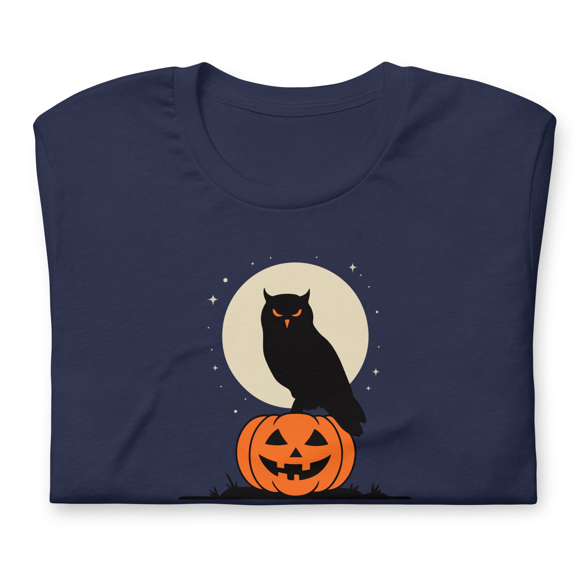 Unisex Staple Eco T-Shirt: Halloween Owl Sustainable Cozy Style USA Dudeily