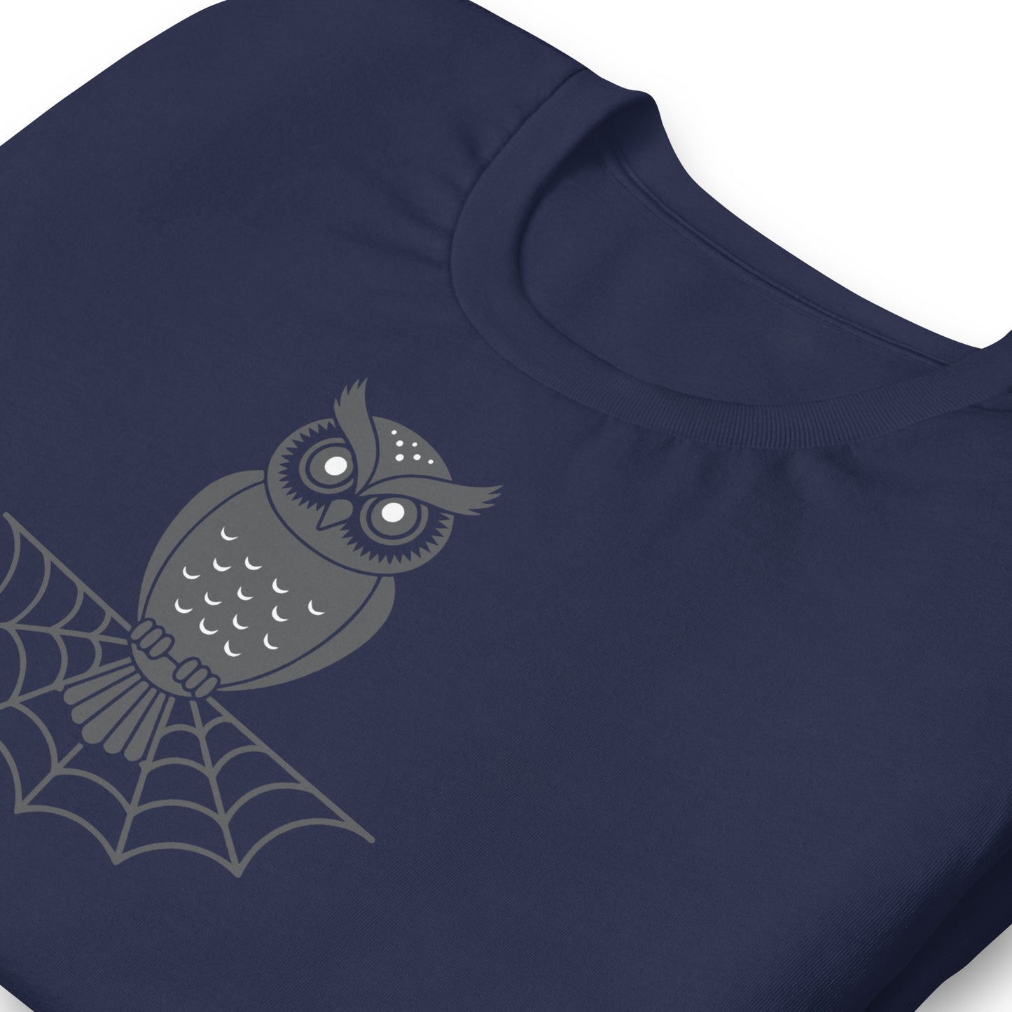 Unisex Staple Eco T-Shirt: Halloween Owl Sustainable Style USA Dudeily