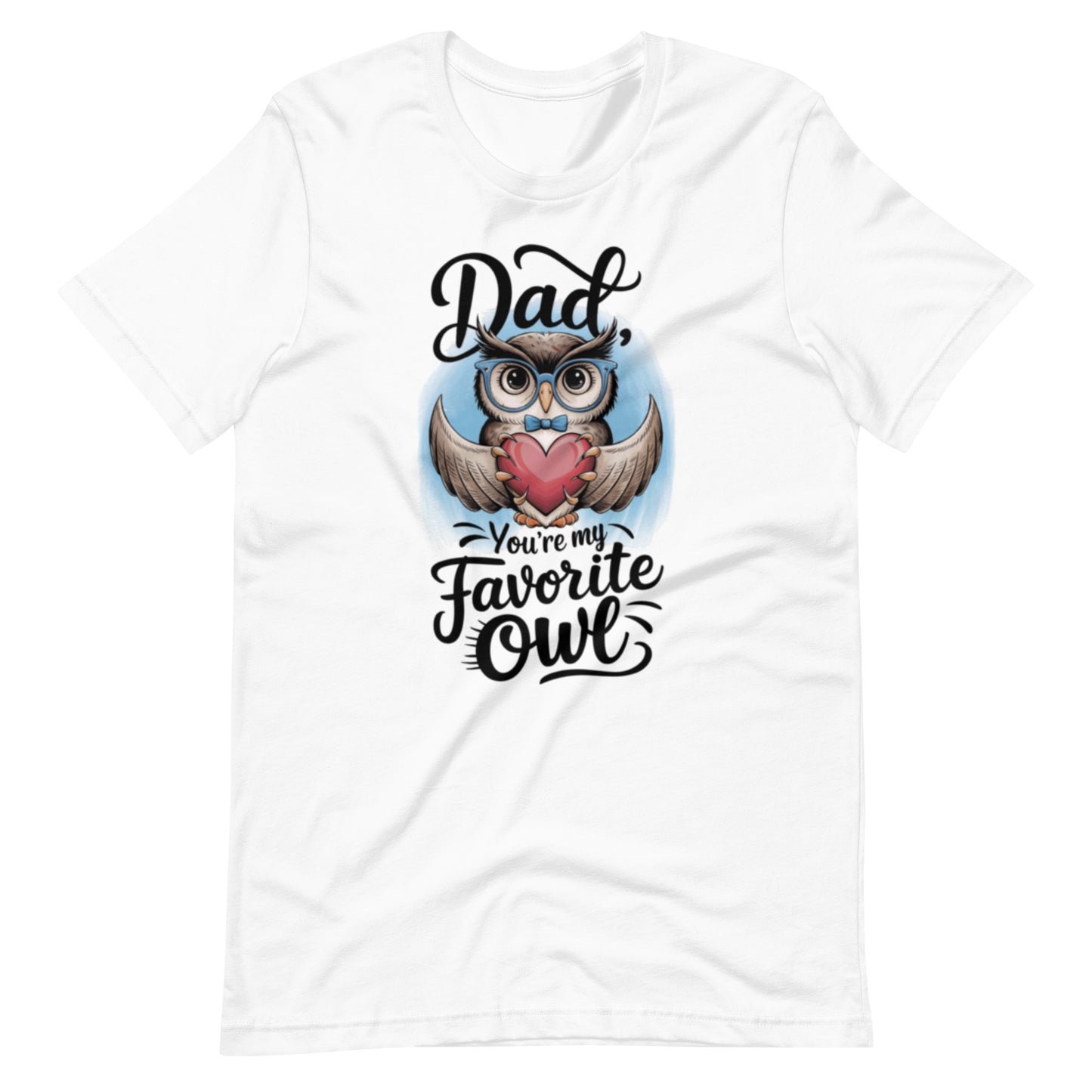 Unisex Staple Eco T-Shirt – Owl Themed Sustainable Father’s Day Gift by Dudeily Dudeily