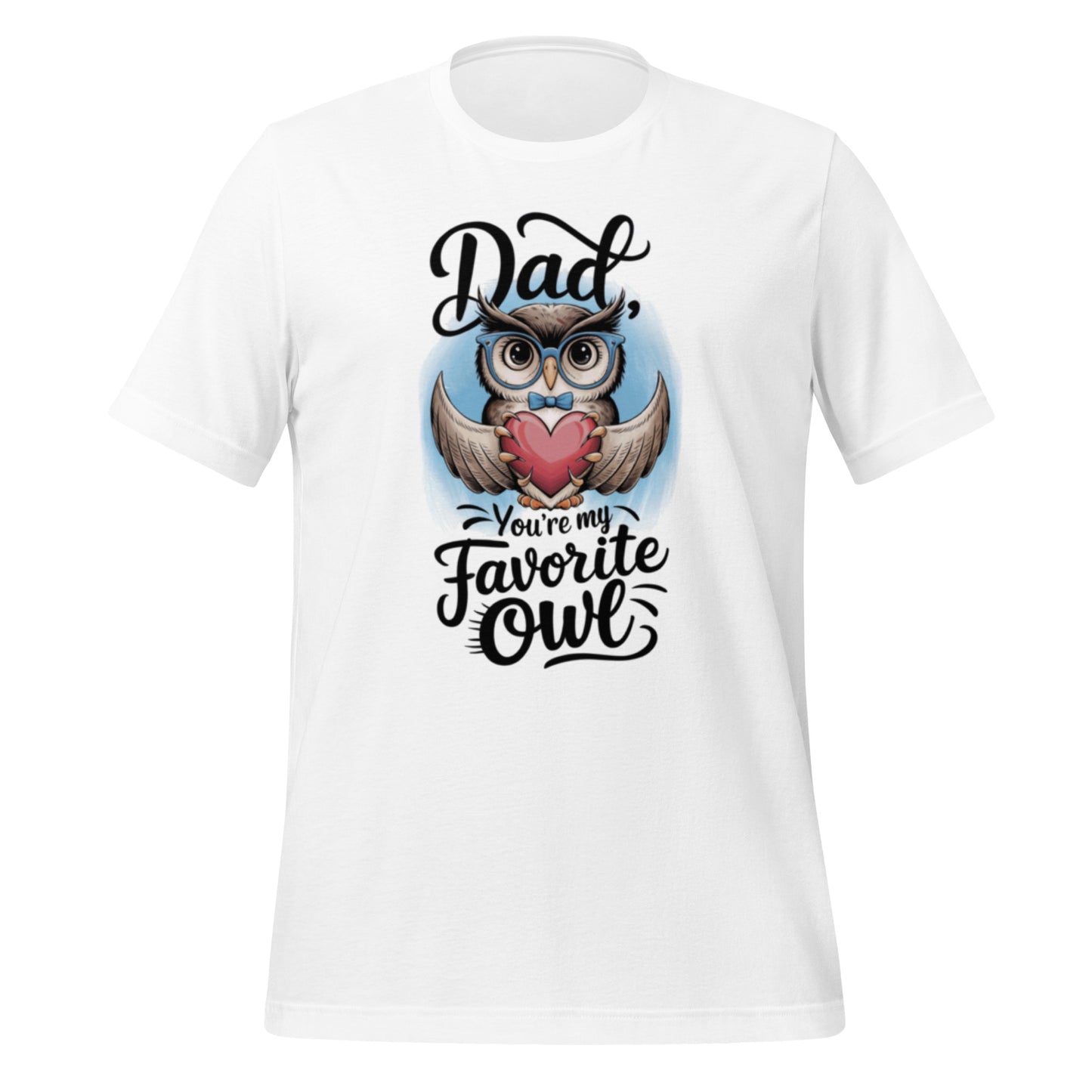 Unisex Staple Eco T-Shirt – Owl Themed Sustainable Father’s Day Gift by Dudeily Dudeily