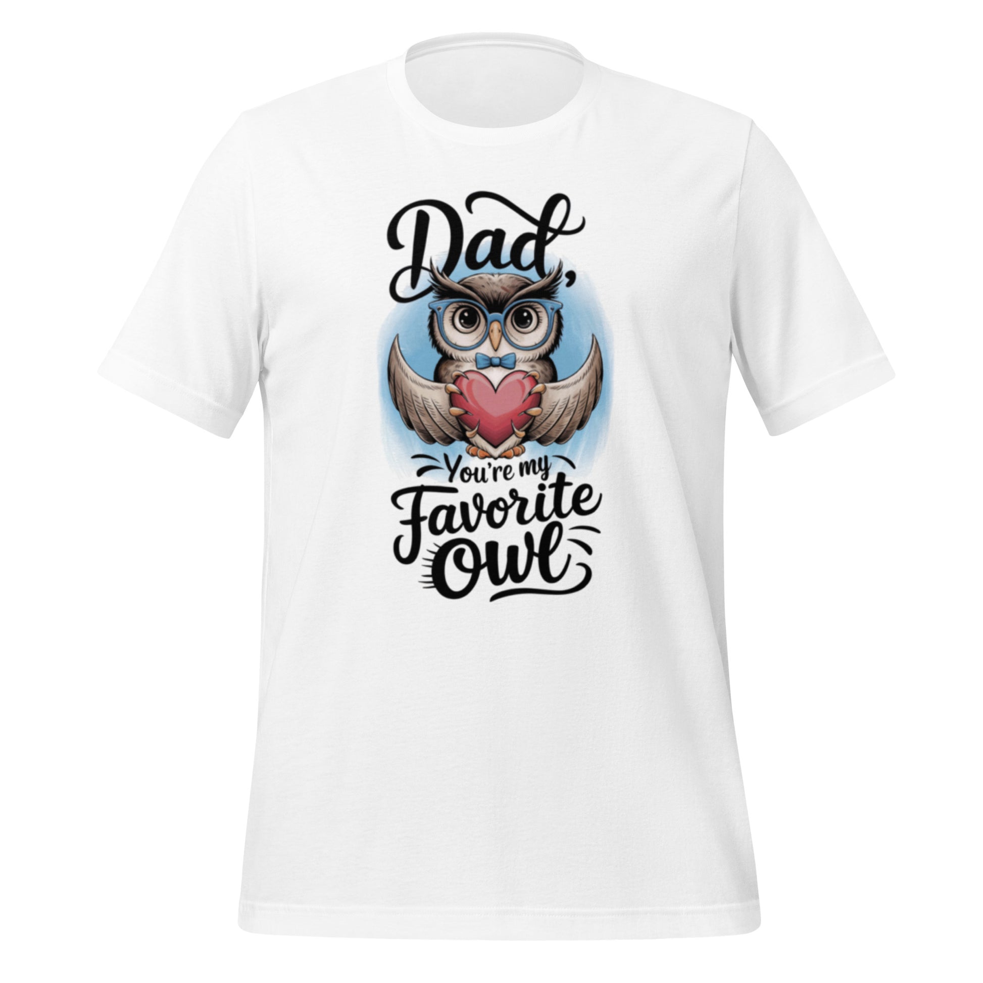 Unisex Staple Eco T-Shirt – Owl Themed Sustainable Father’s Day Gift by Dudeily Dudeily