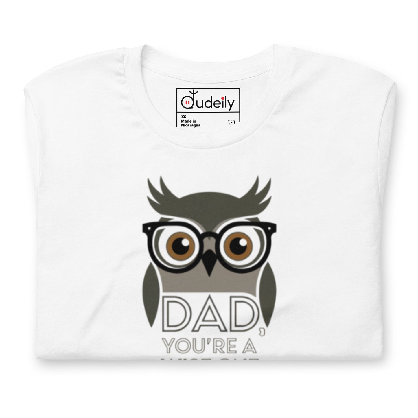 Unisex Staple Eco T-Shirt – Owl-Themed Sustainable Fashion for Father's Day Gifts by Dudeily Dudeily