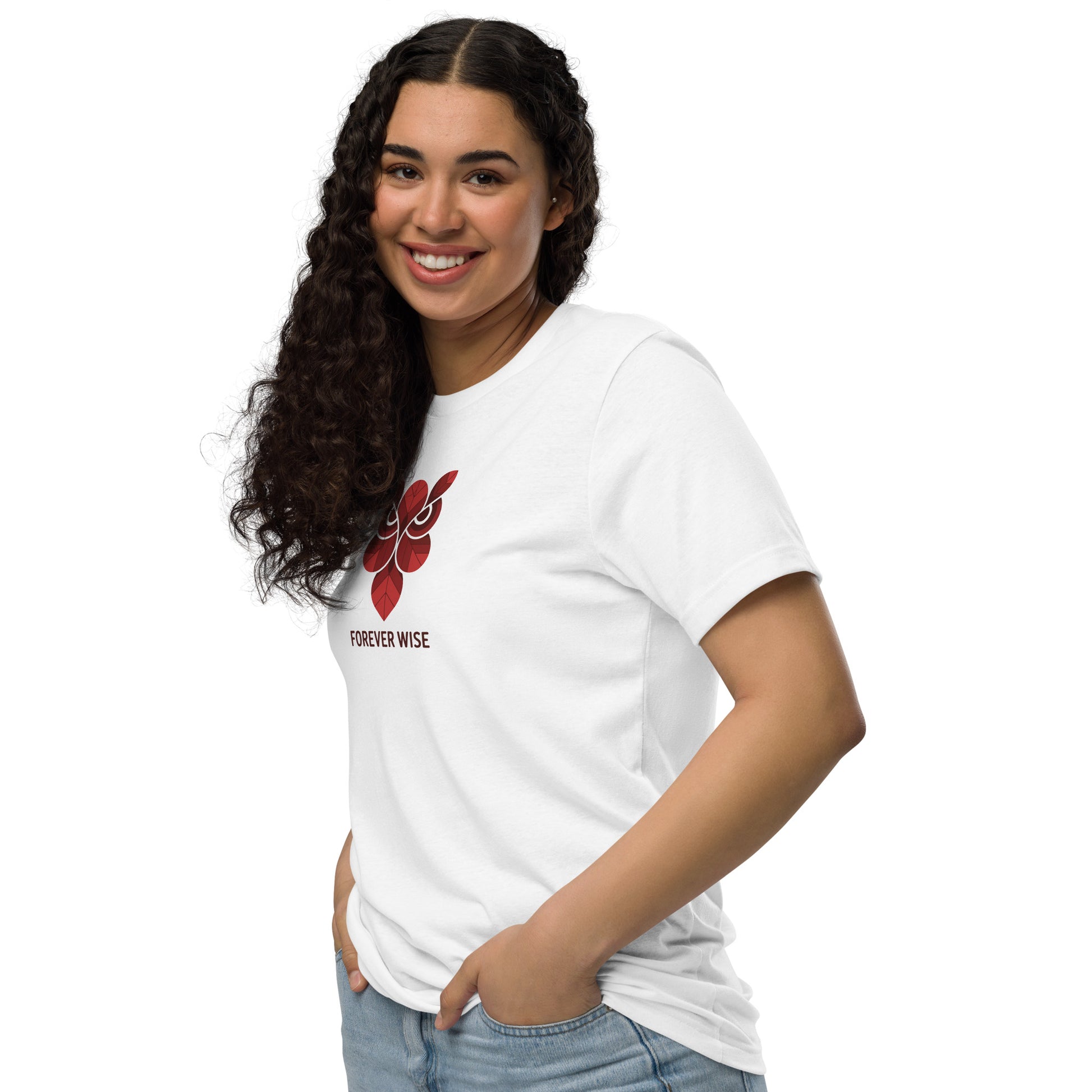 Unisex Staple Eco T-Shirt: 'Forever Wise' | Sustainable Owl Fashion USA Dudeily