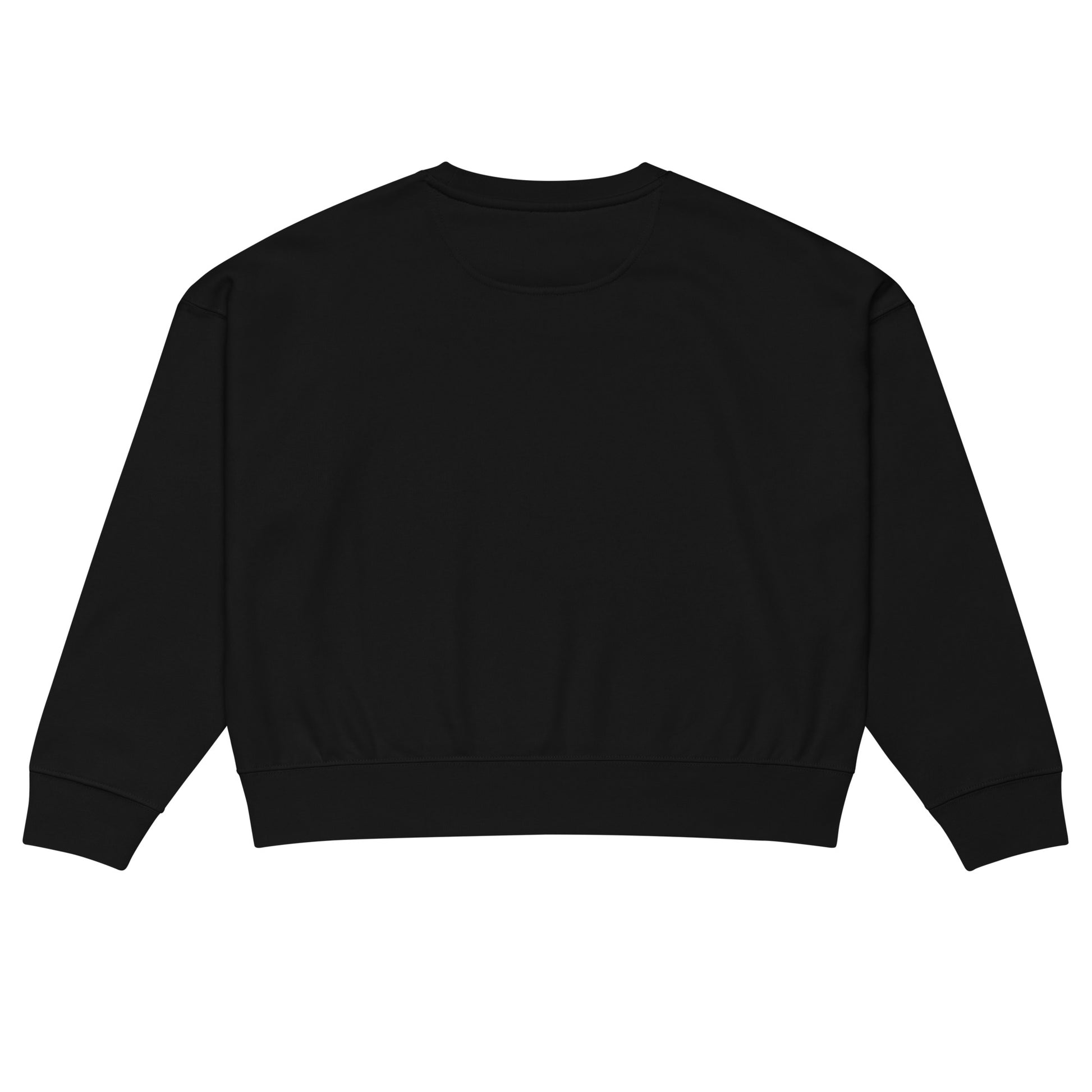 Women’s Organic Crew Neck Sweatshirt "Grow With Care" – Embroidered Eco-Friendly Owl Clothing Dudeily