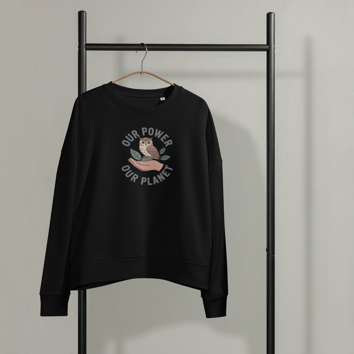 Women’s organic crew neck sweatshirt Dudeily