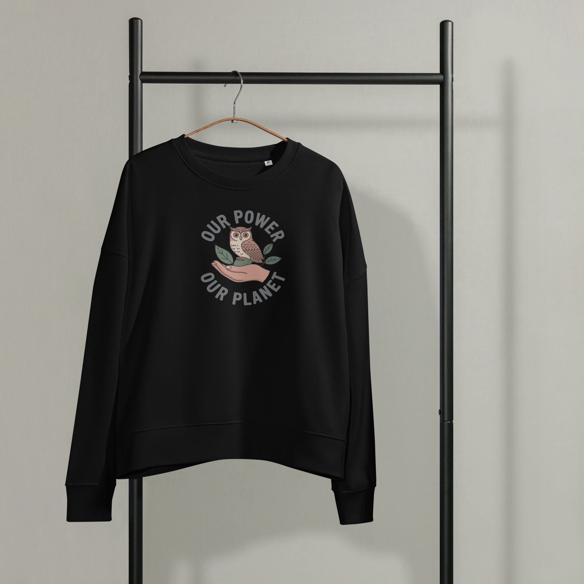 Women’s organic crew neck sweatshirt Dudeily