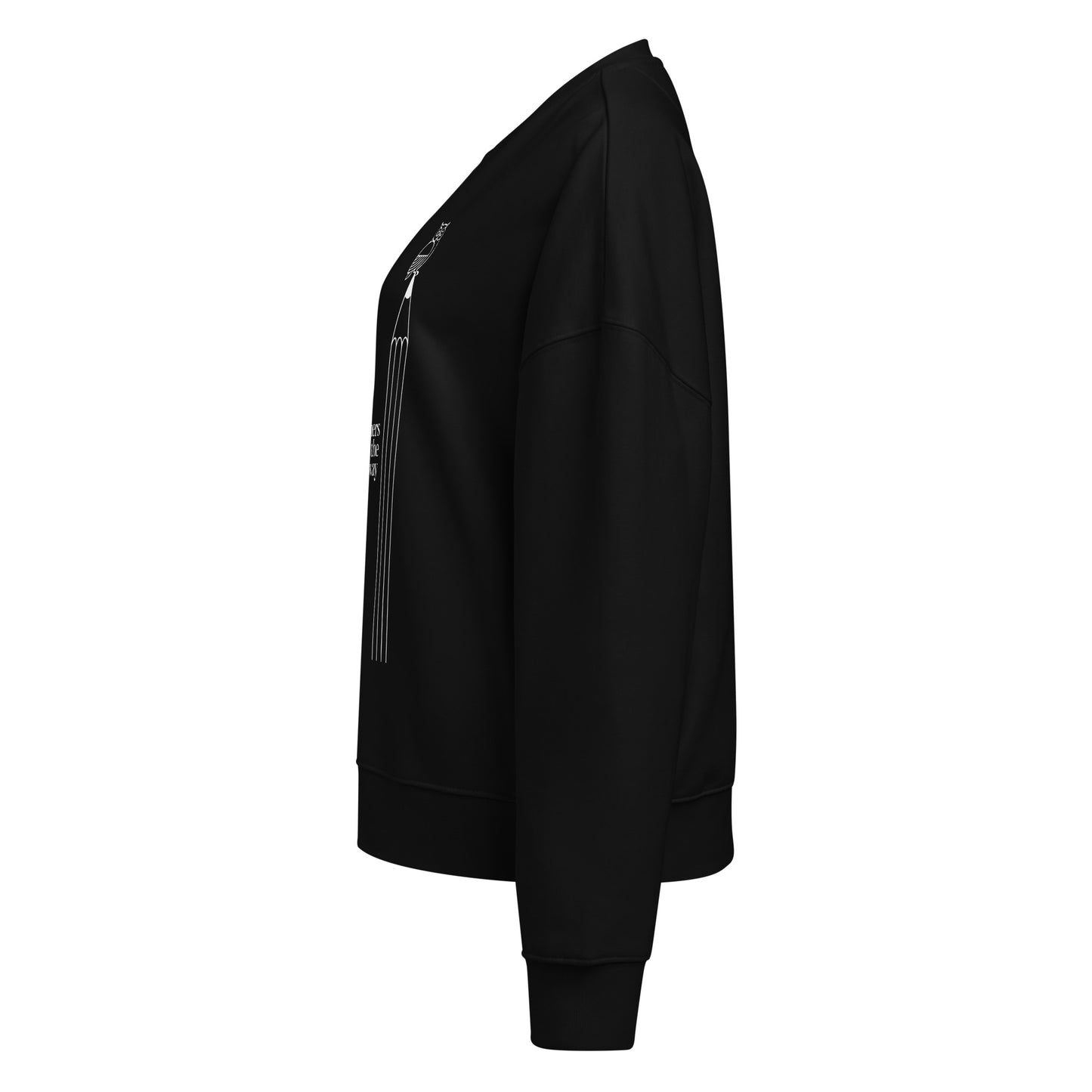 Women’s organic crew neck sweatshirt Dudeily