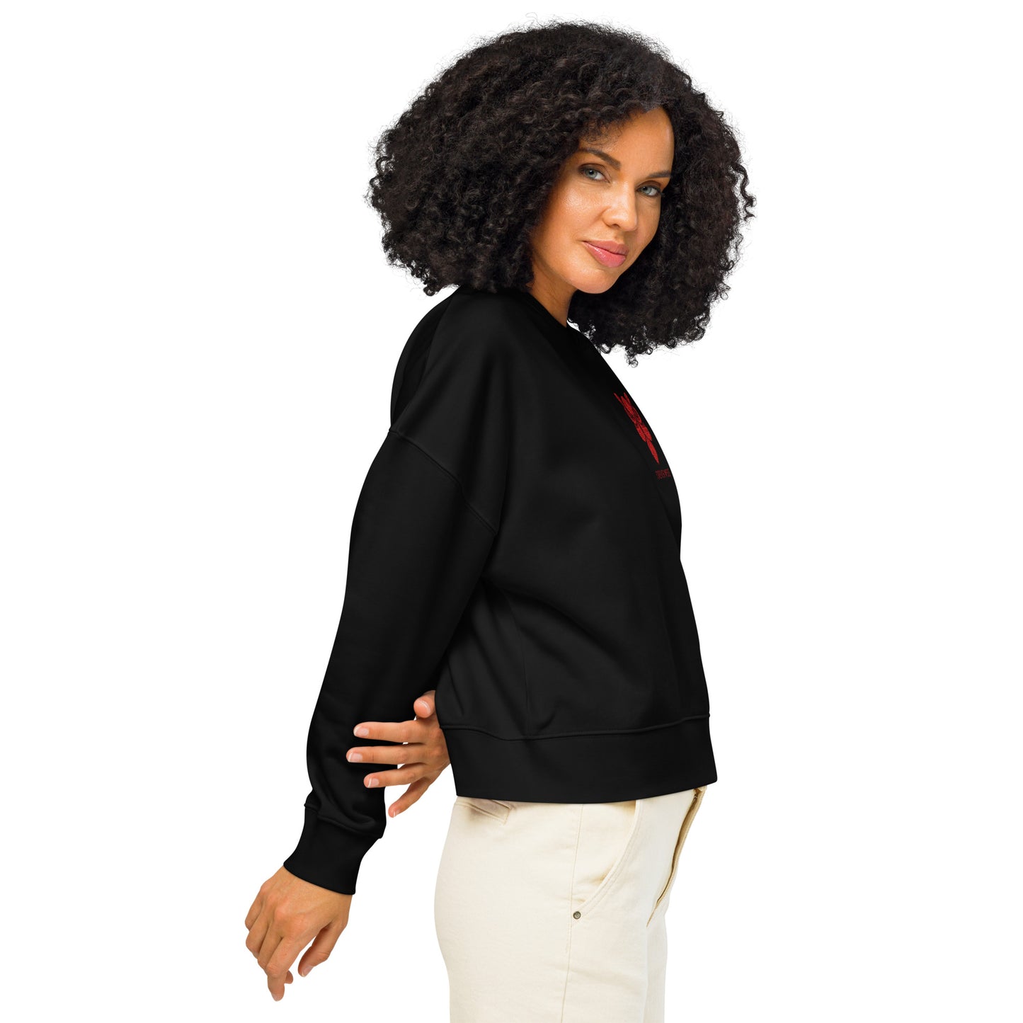 Owl Women’s Organic Crew Neck Sweatshirt: 'Forever Wise' in Fall | Sustainable Fashion USA Dudeily