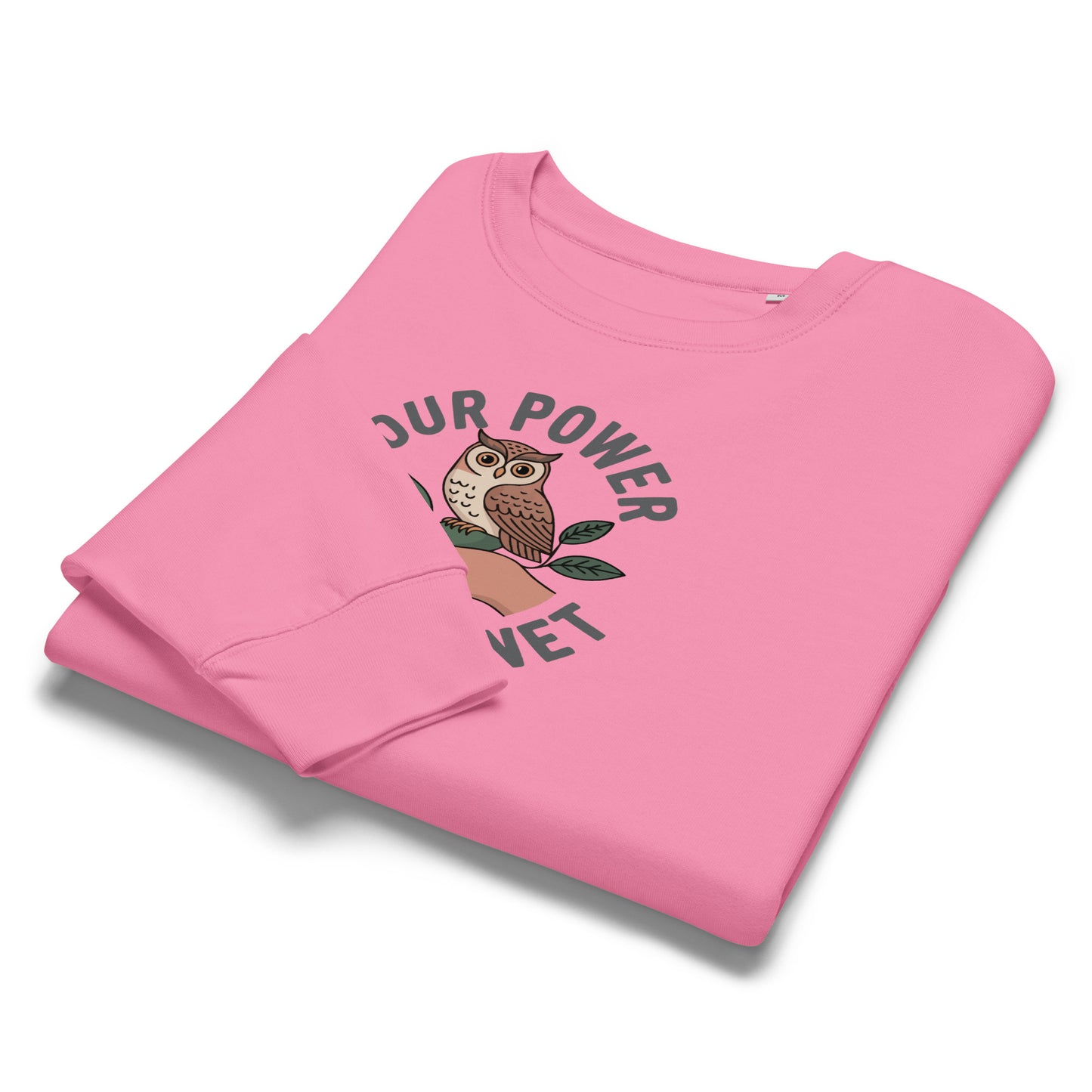 Women’s organic crew neck sweatshirt Dudeily