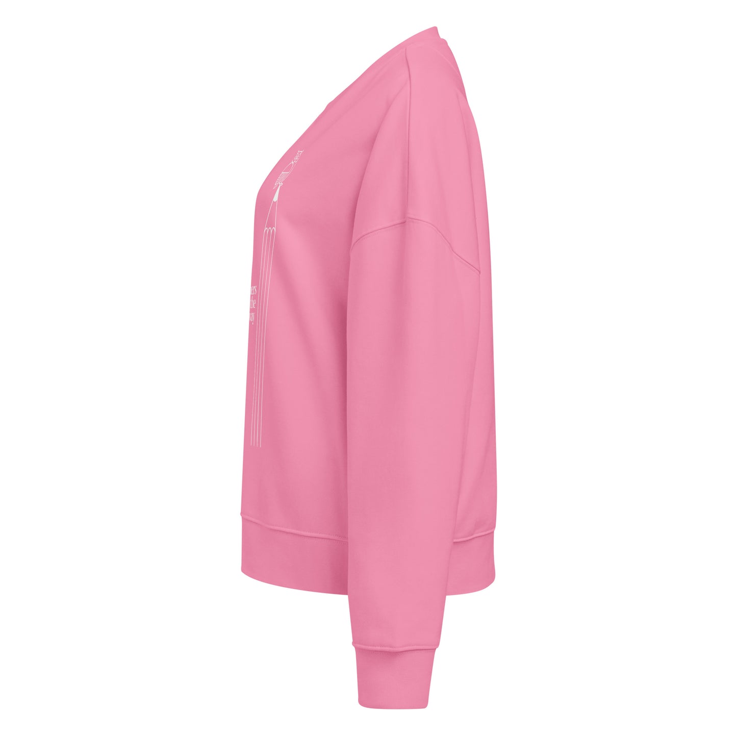 Women’s organic crew neck sweatshirt Dudeily