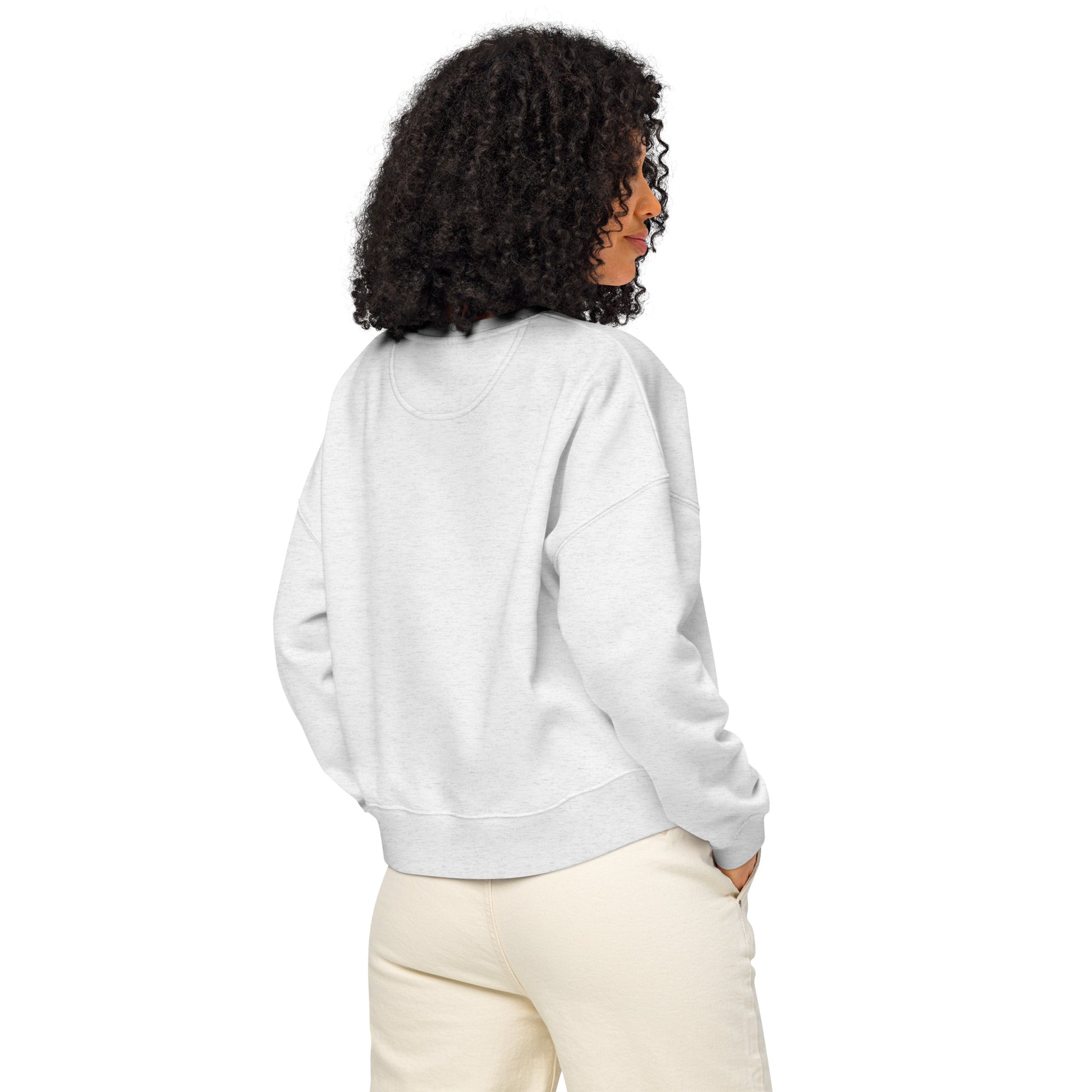 OwlSpirit Women’s Organic Crew Neck Sweatshirt – Nature-Inspired Warmth Dudeily
