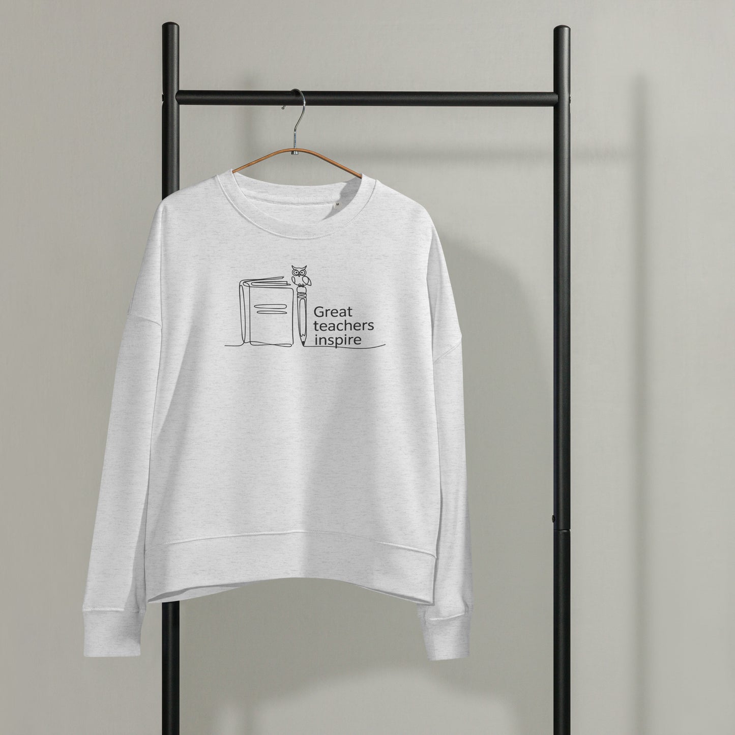 Women’s organic crew neck sweatshirt Dudeily