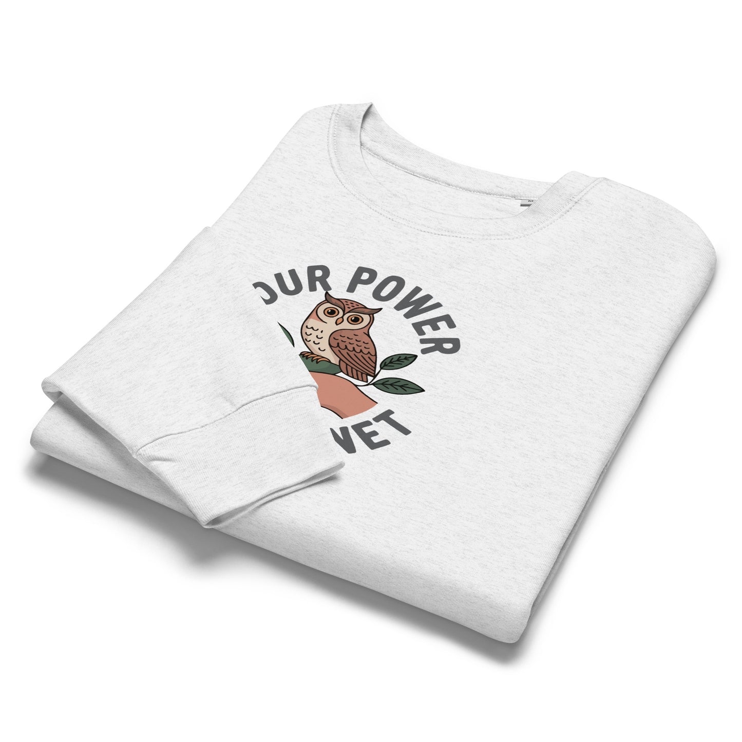 Women’s organic crew neck sweatshirt Dudeily