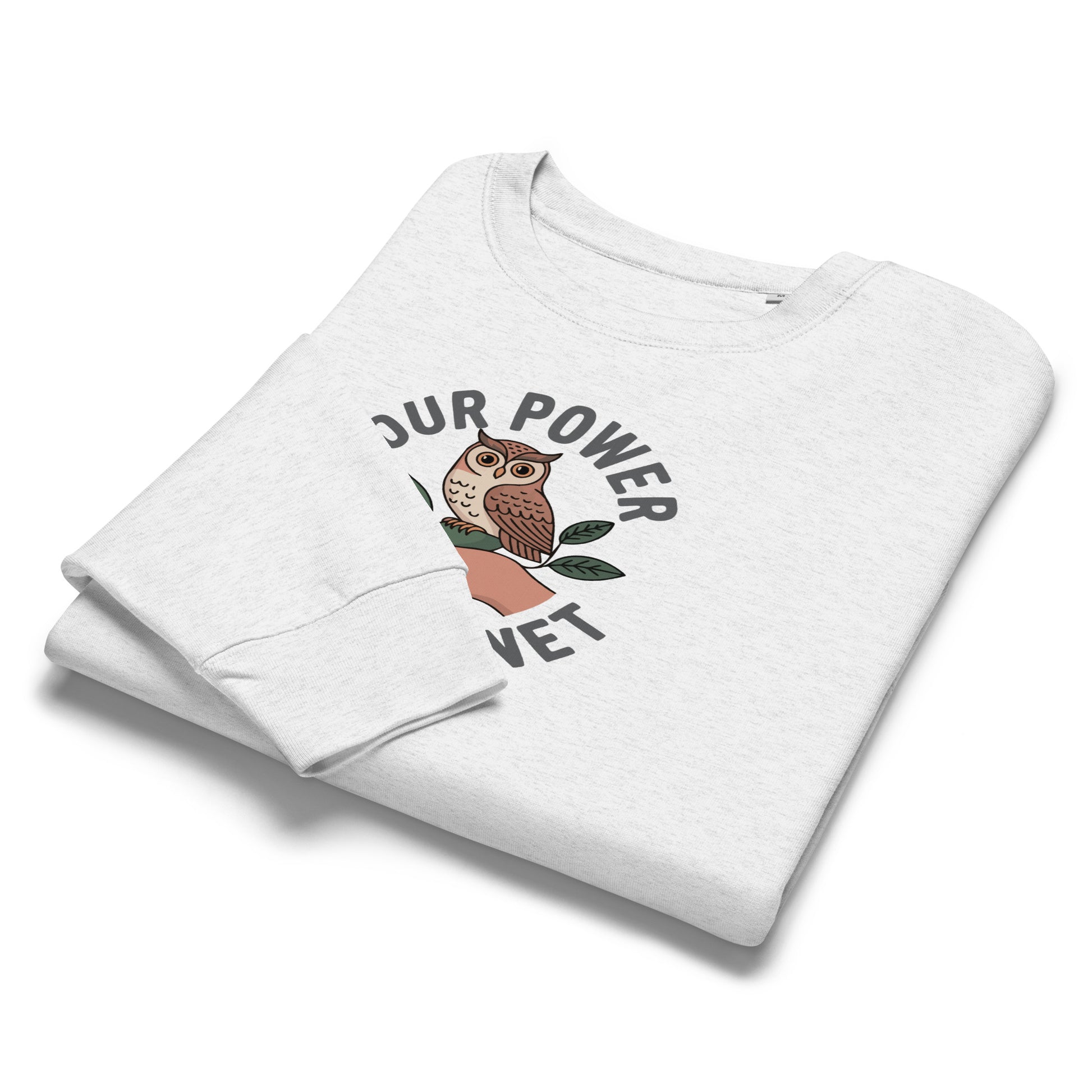 Women’s organic crew neck sweatshirt Dudeily