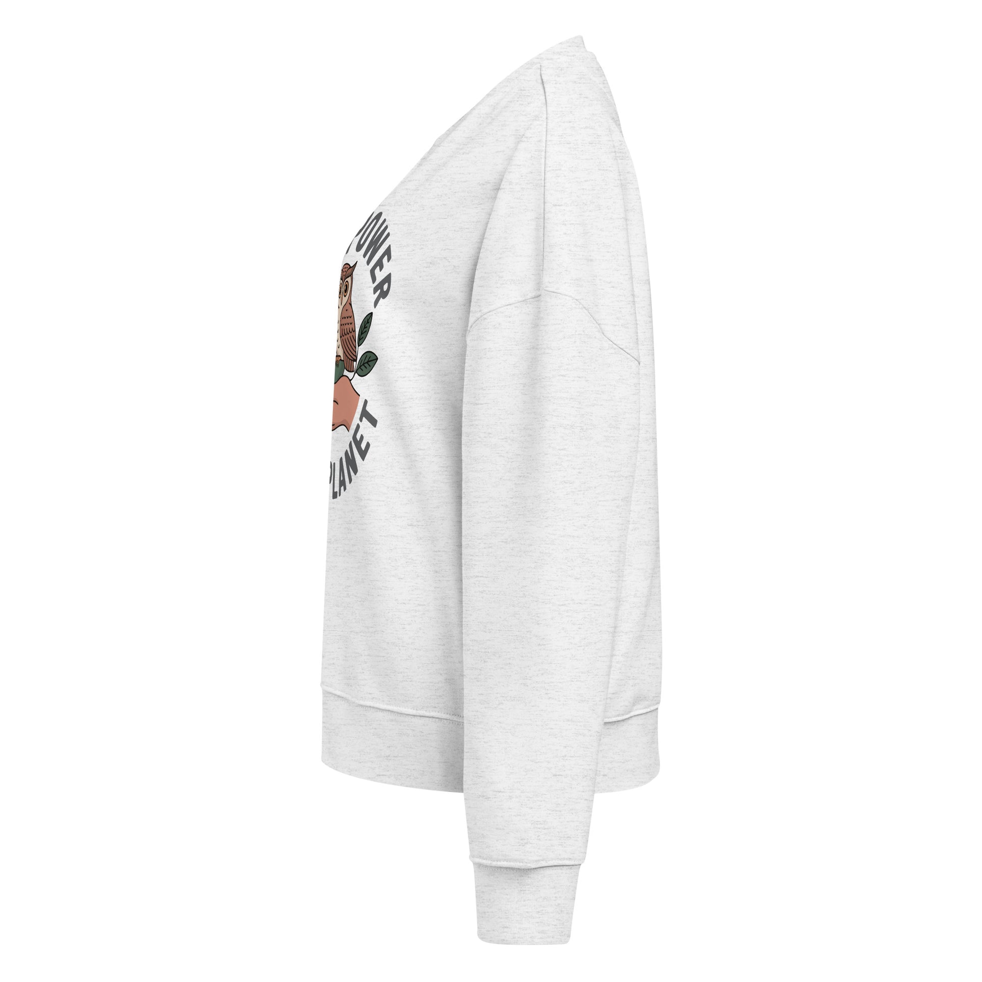 Women’s organic crew neck sweatshirt Dudeily