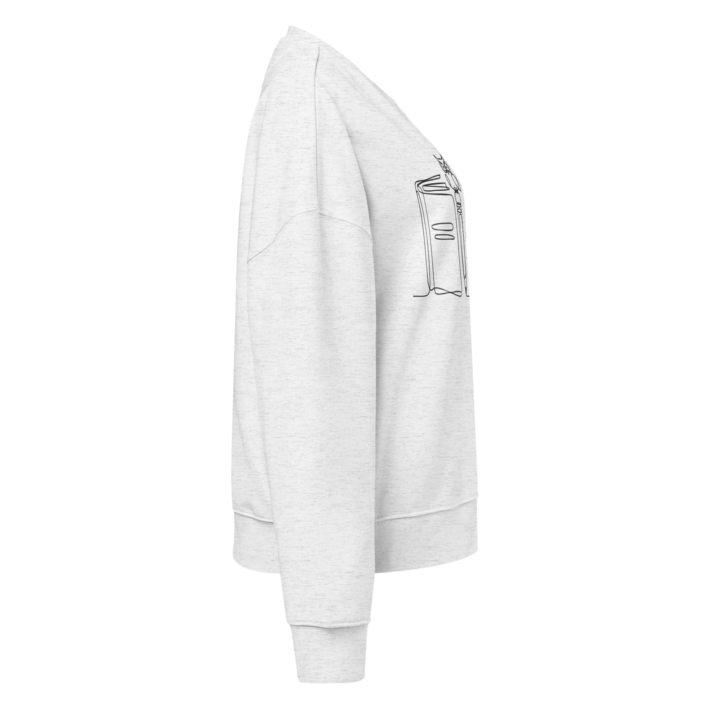 Women’s organic crew neck sweatshirt Dudeily