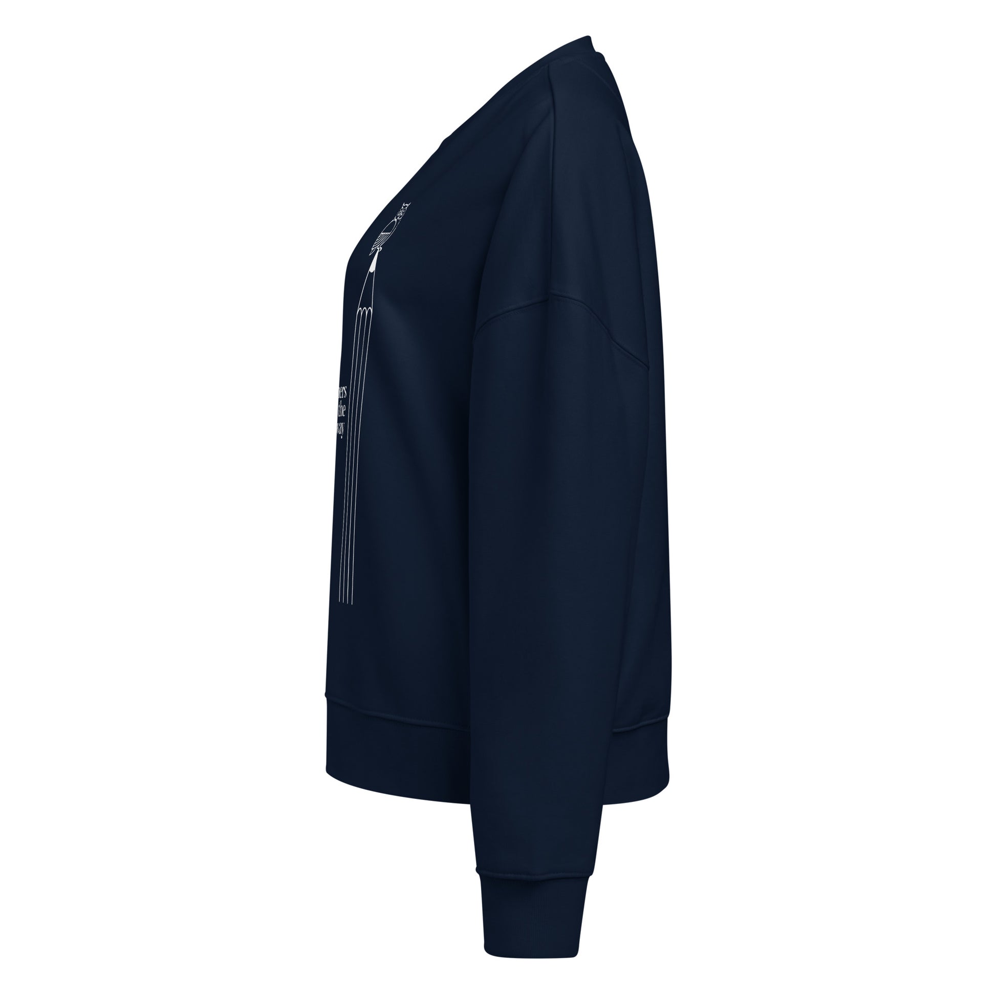 Women’s organic crew neck sweatshirt Dudeily