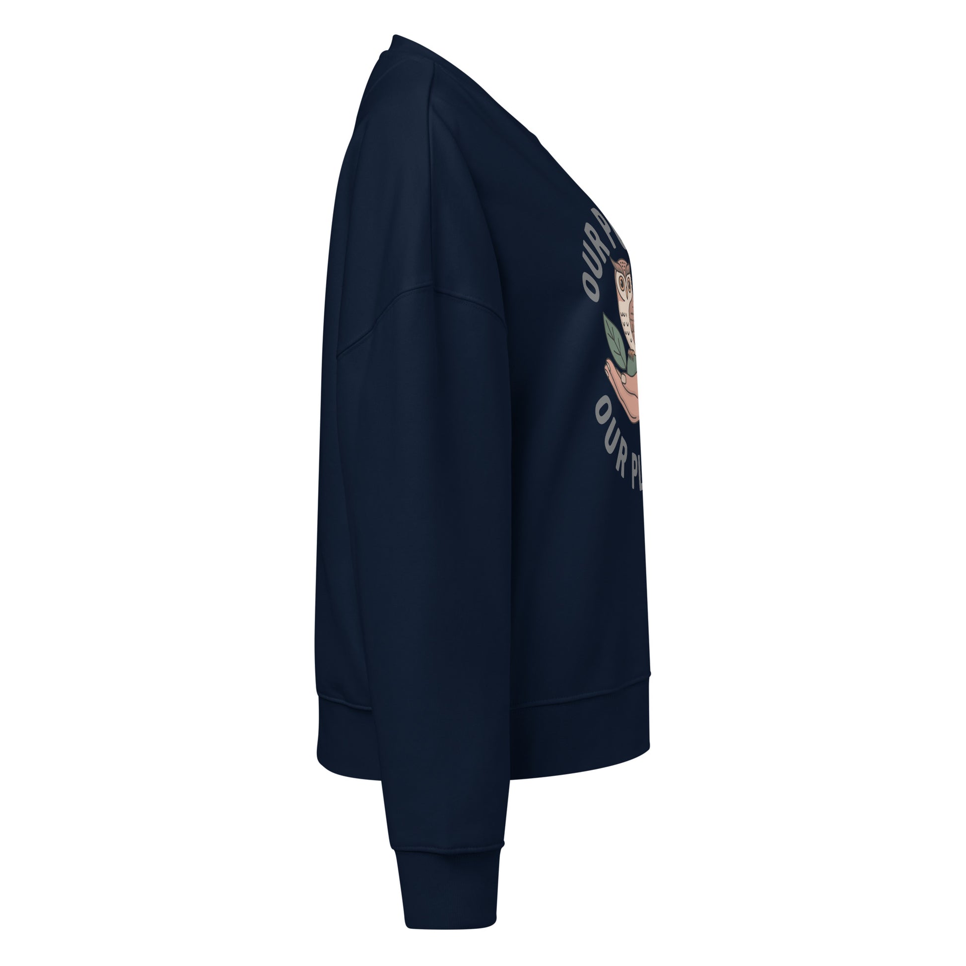 Women’s organic crew neck sweatshirt Dudeily