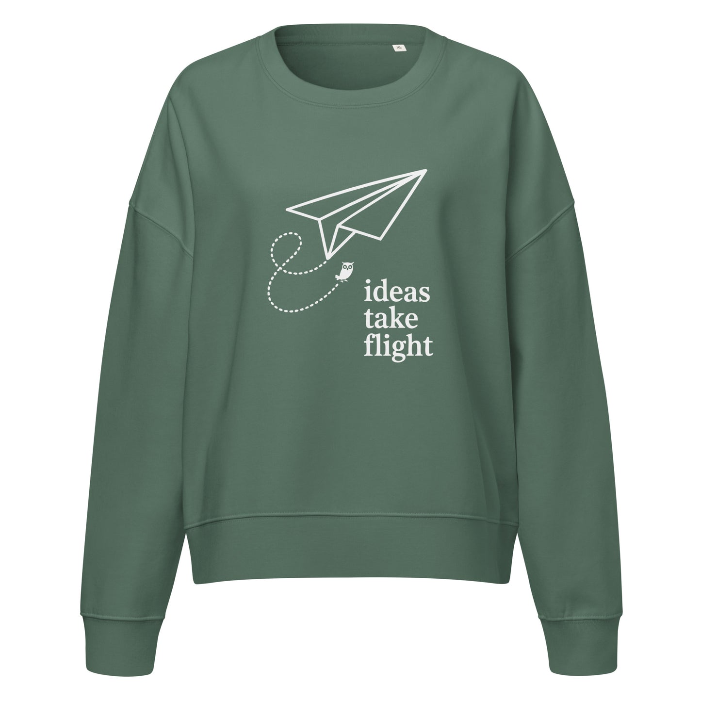 Women’s organic crew neck sweatshirt Green Bay Dudeily