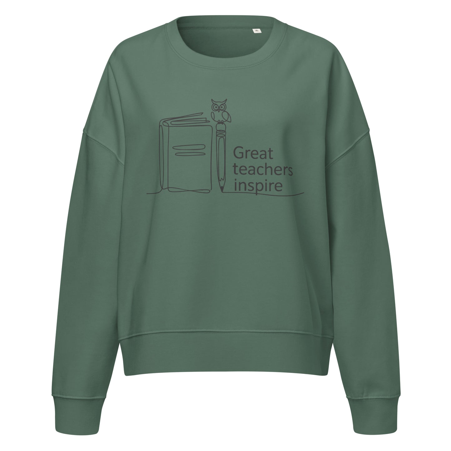 Women’s organic crew neck sweatshirt Green Bay Dudeily