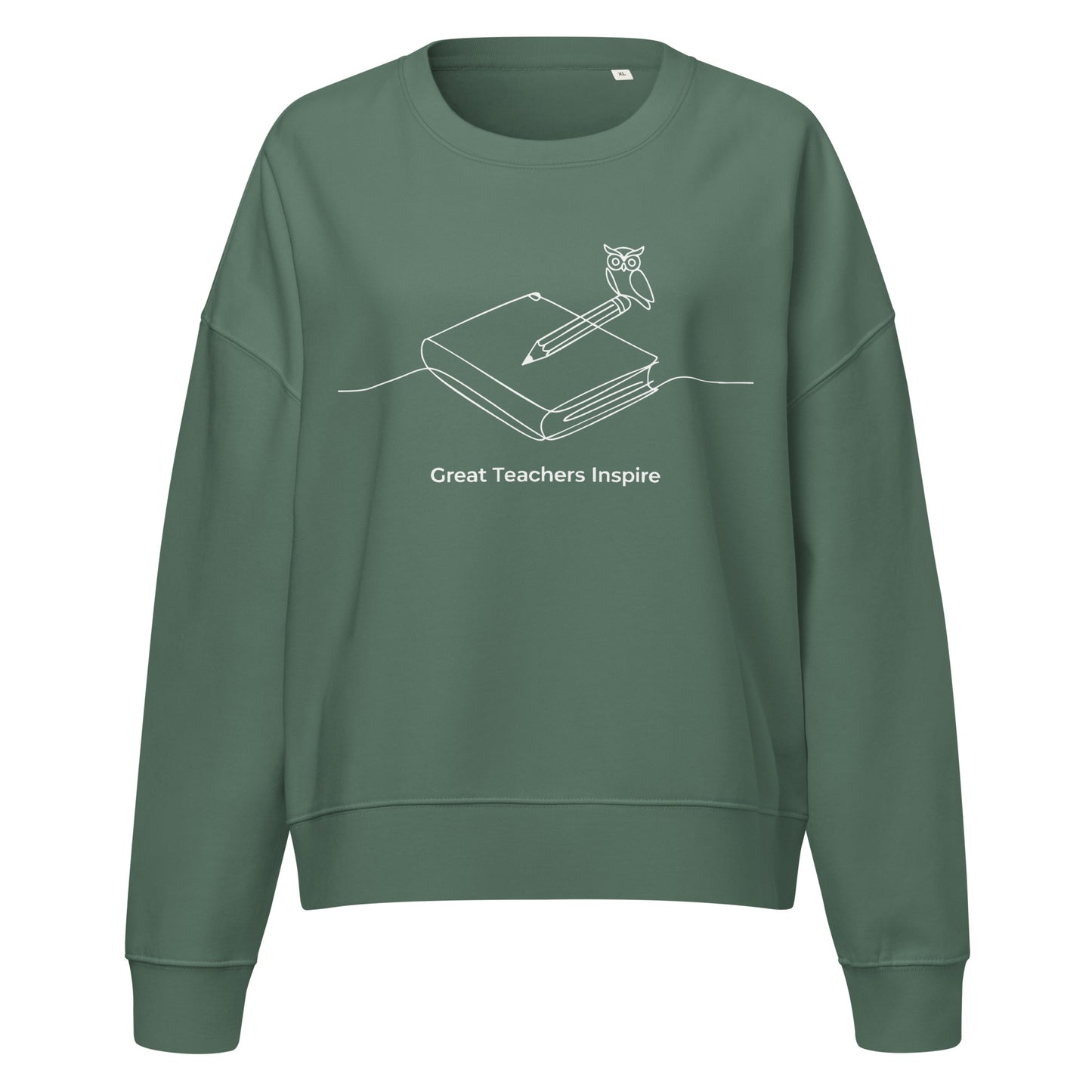 Women’s organic crew neck sweatshirt Green Bay Dudeily