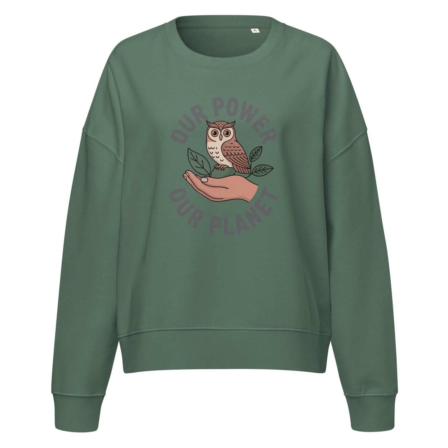 Women’s organic crew neck sweatshirt Green Bay Dudeily