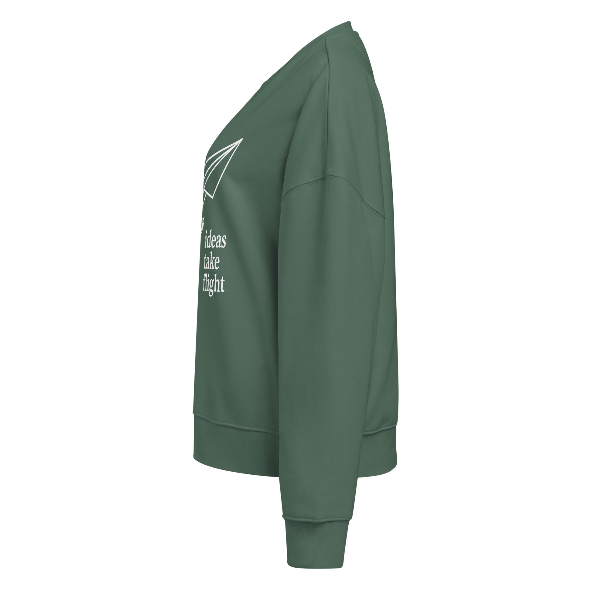 Women’s organic crew neck sweatshirt Dudeily