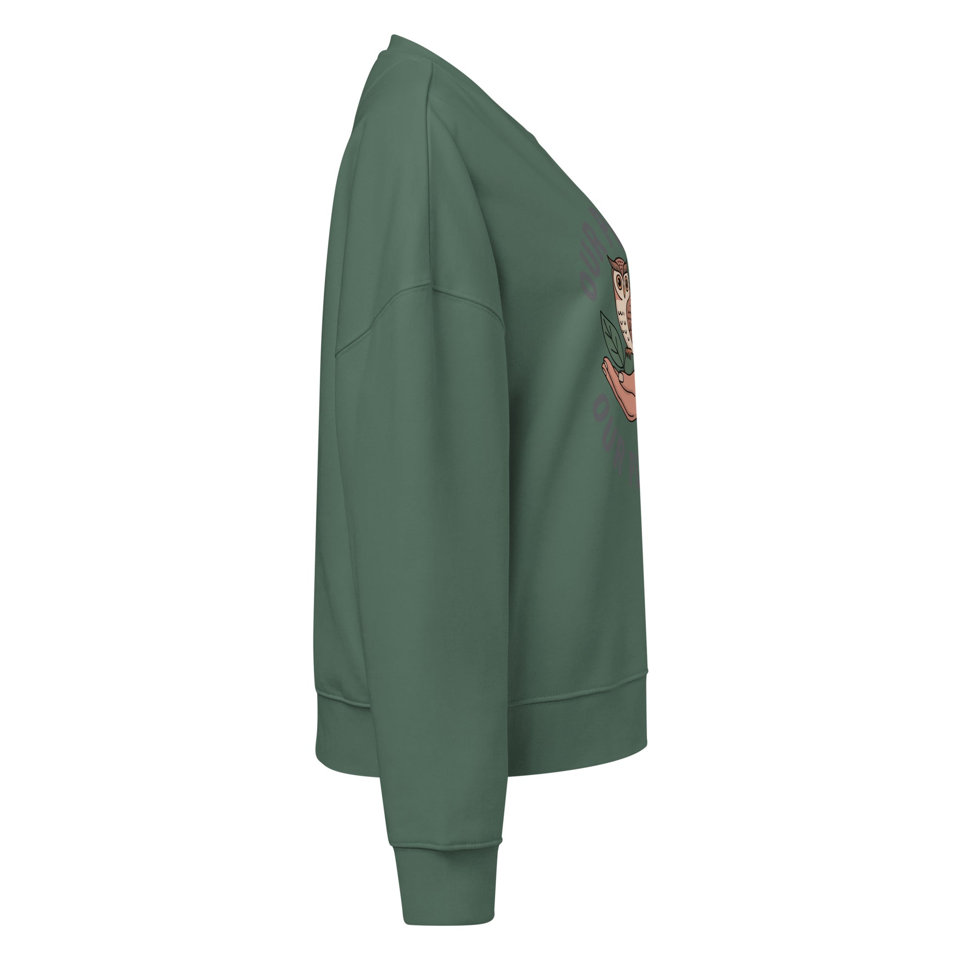 Women’s organic crew neck sweatshirt Dudeily