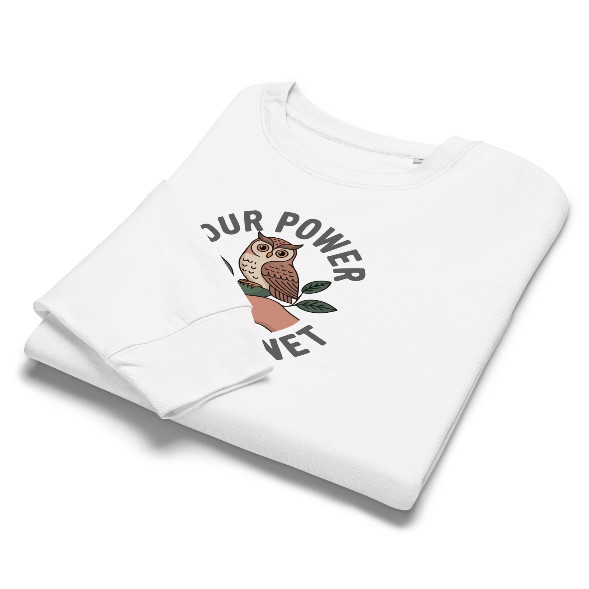 Women’s organic crew neck sweatshirt Dudeily