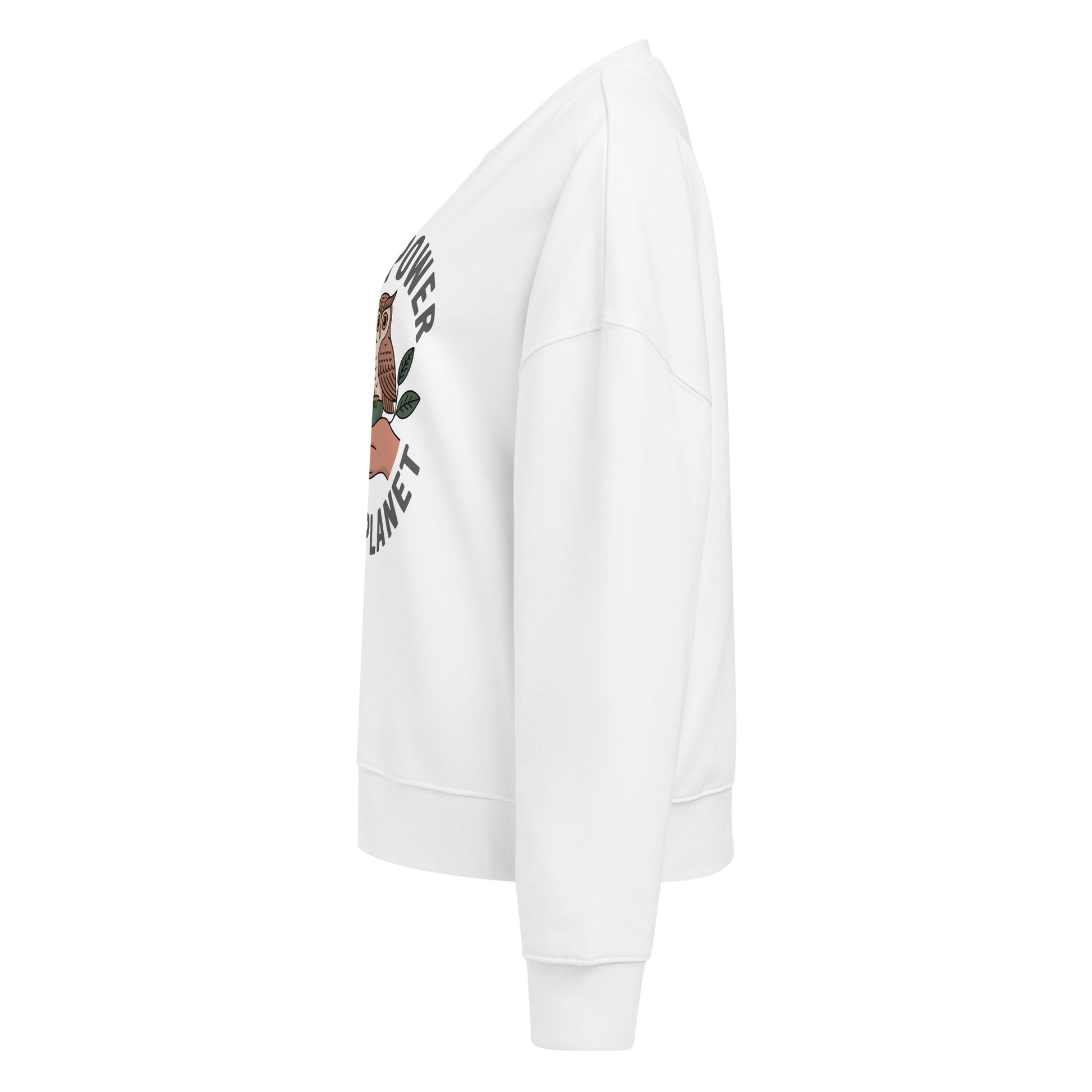 Women’s organic crew neck sweatshirt Dudeily