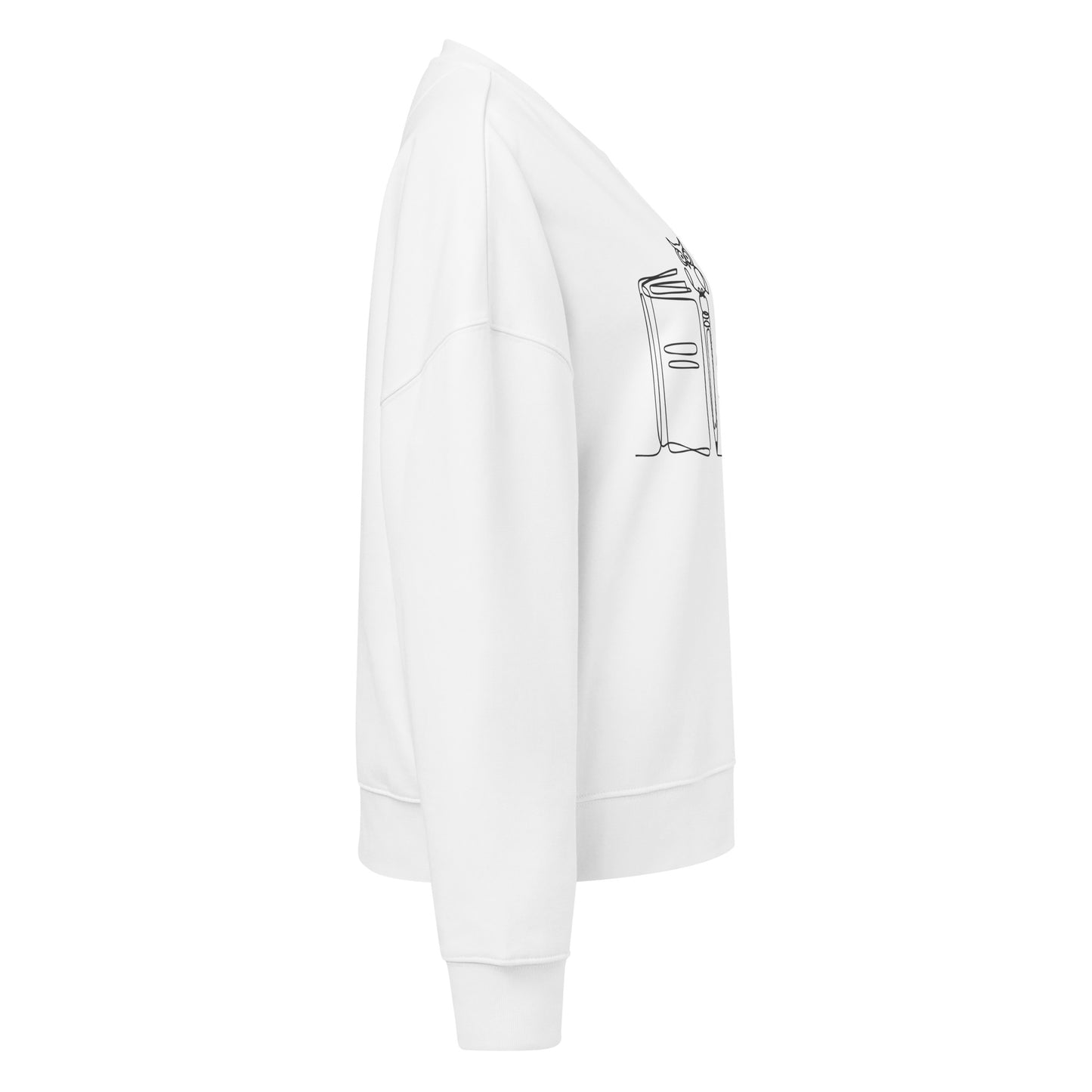 Women’s organic crew neck sweatshirt Dudeily