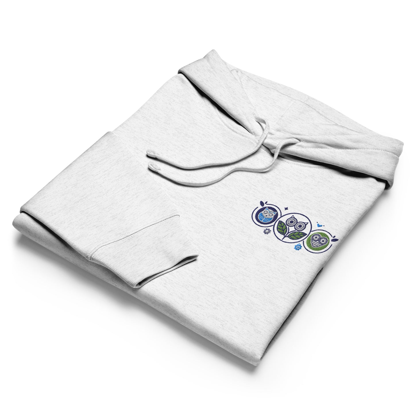 Women’s Organic Mid-Weight Hoodie: Nature’s Union | Owl Embroidered Sustainable Fashion by Dudeily Dudeily