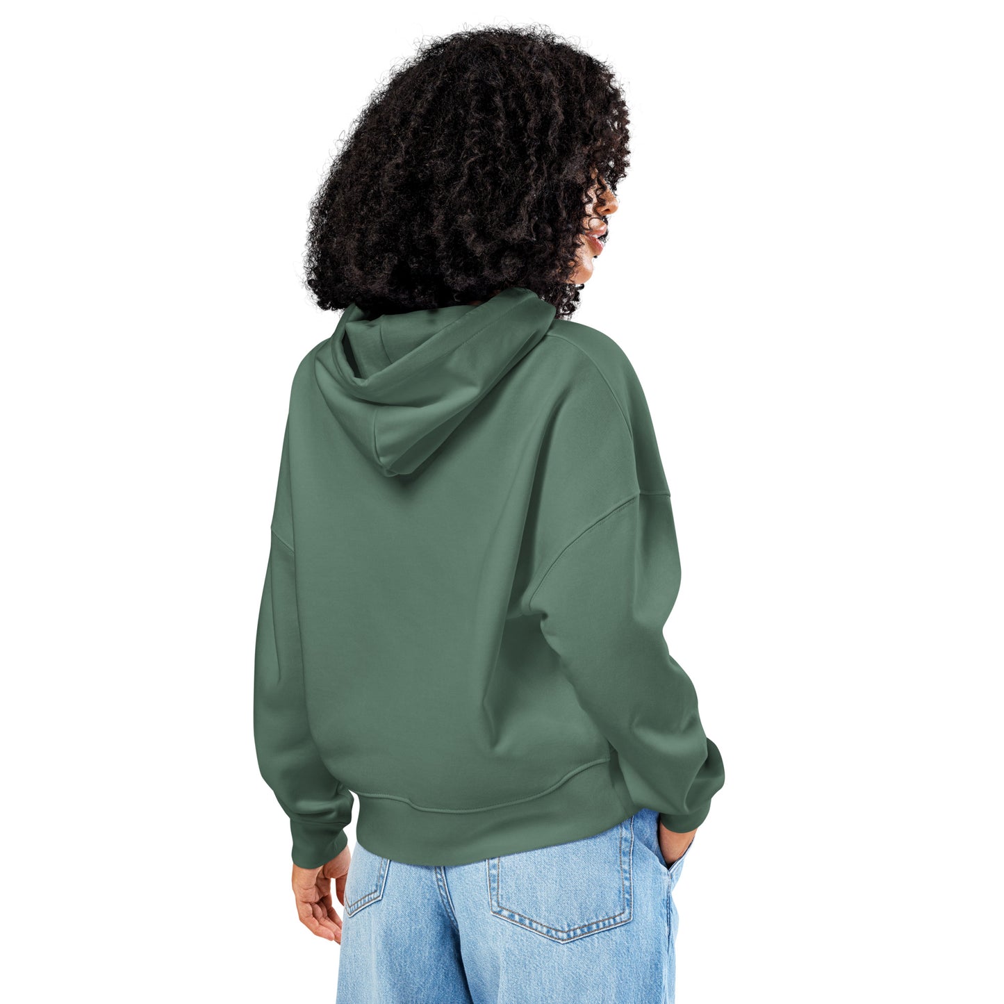 Eco-Friendly Owl Clothing Embroidered Women’s Organic Mid-Weight Hoodie "Grow With Care" Dudeily