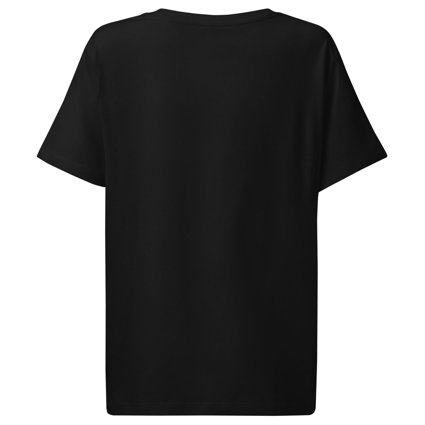 Eco-Friendly Owl Clothing Embroidered Women’s Organic Ribbed Neck T-Shirt "Grow With Care" Dudeily
