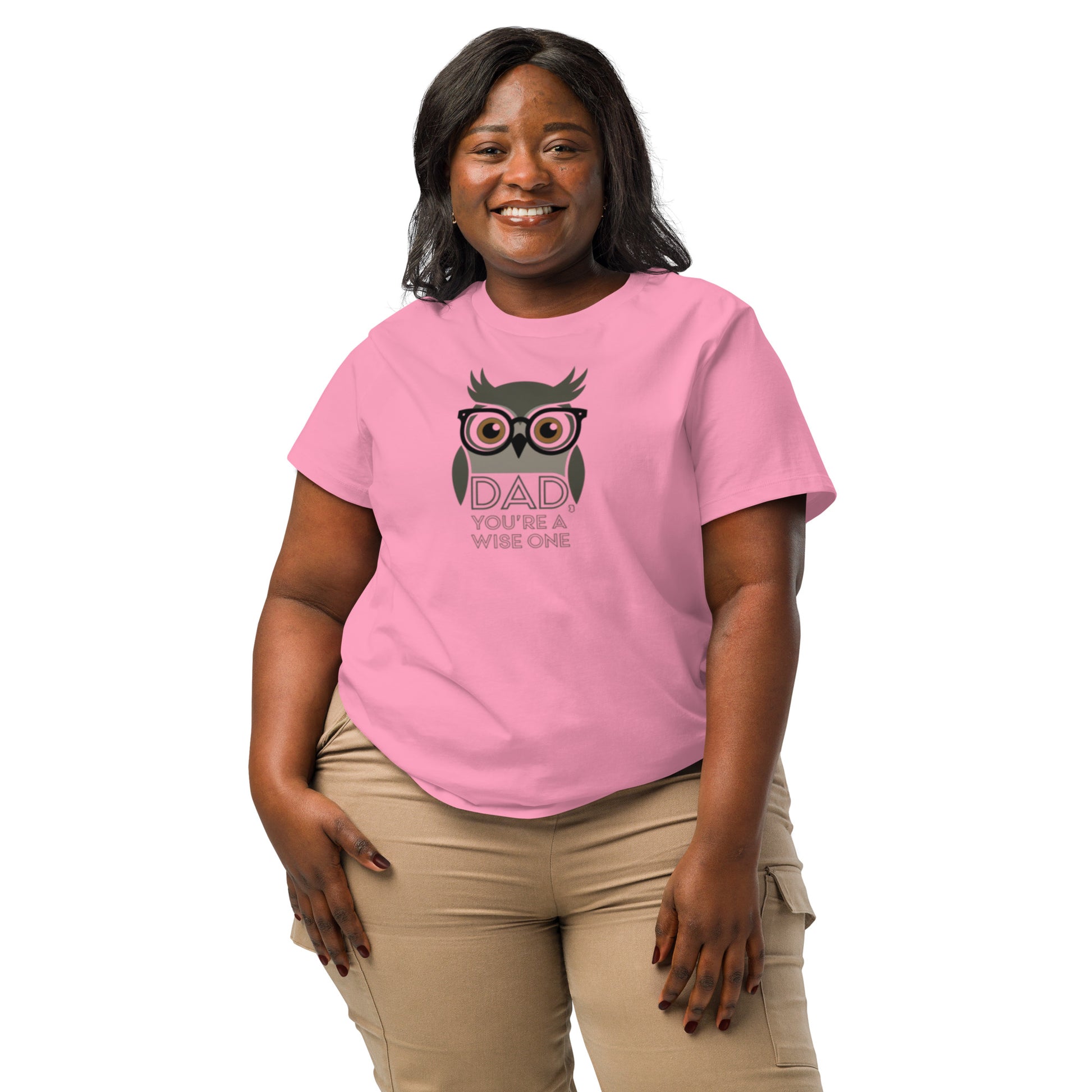 Women’s Organic Ribbed Neck T-Shirt –Owl Themed Eco-Friendly, Sustainable Fashion by Dudeily Dudeily