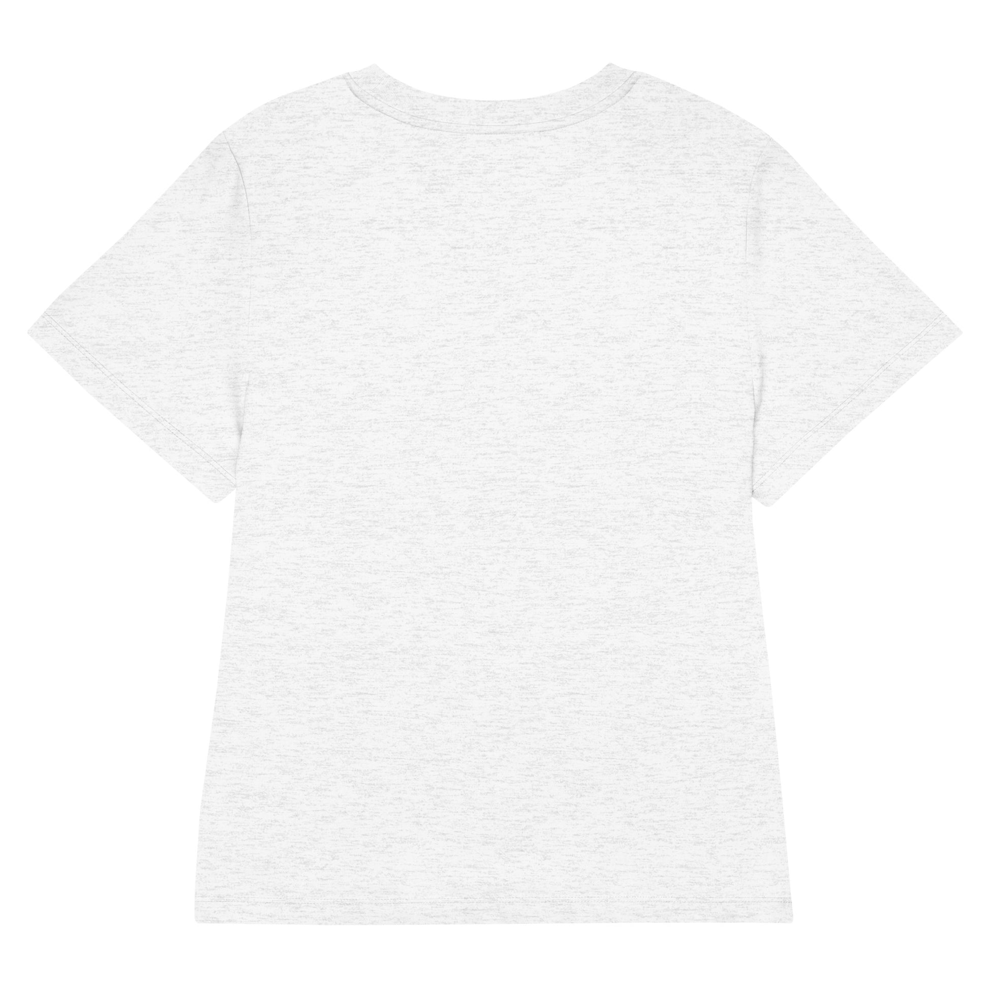 Eco-Friendly Owl Clothing Embroidered Women’s Organic Ribbed Neck T-Shirt "Grow With Care" Dudeily