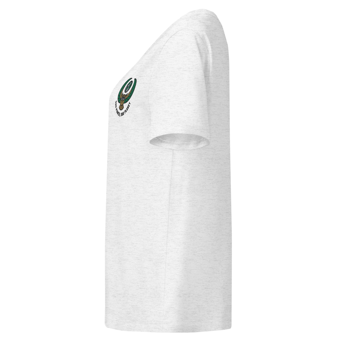 Women’s organic ribbed neck t-shirt Dudeily