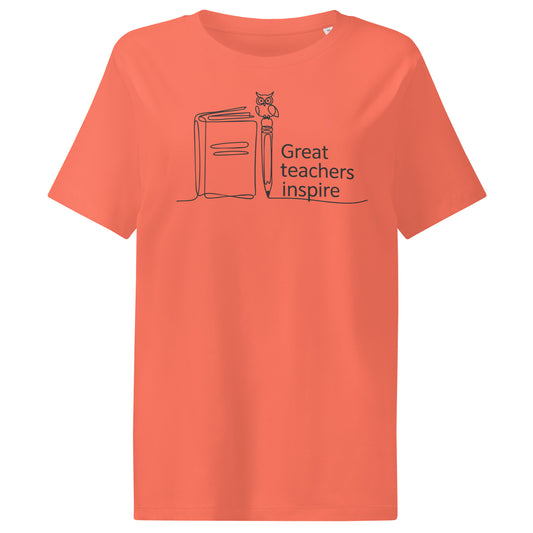 Women’s organic ribbed neck t-shirt Fiesta Dudeily