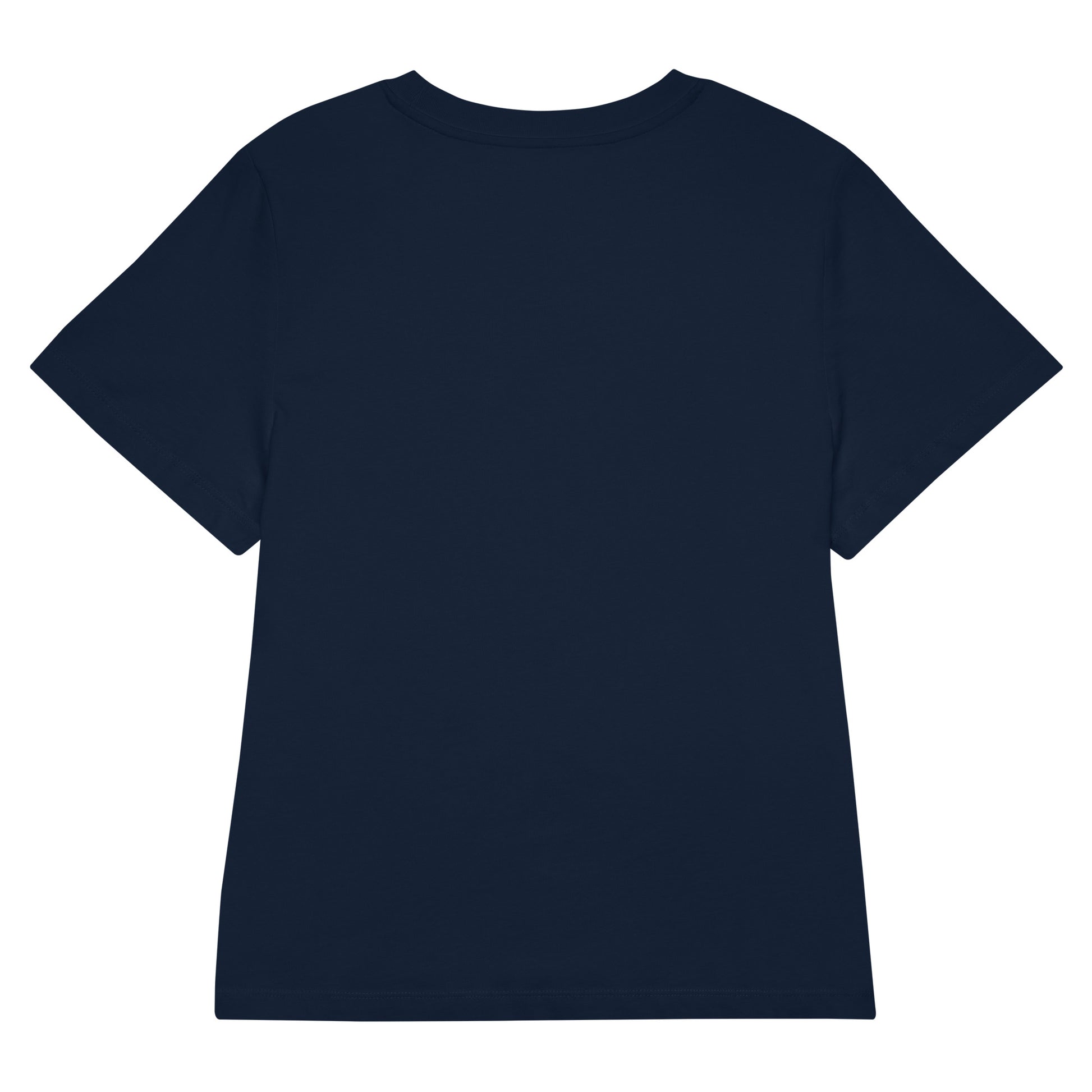 Eco-Friendly Owl Clothing Embroidered Women’s Organic Ribbed Neck T-Shirt "Grow With Care" Dudeily