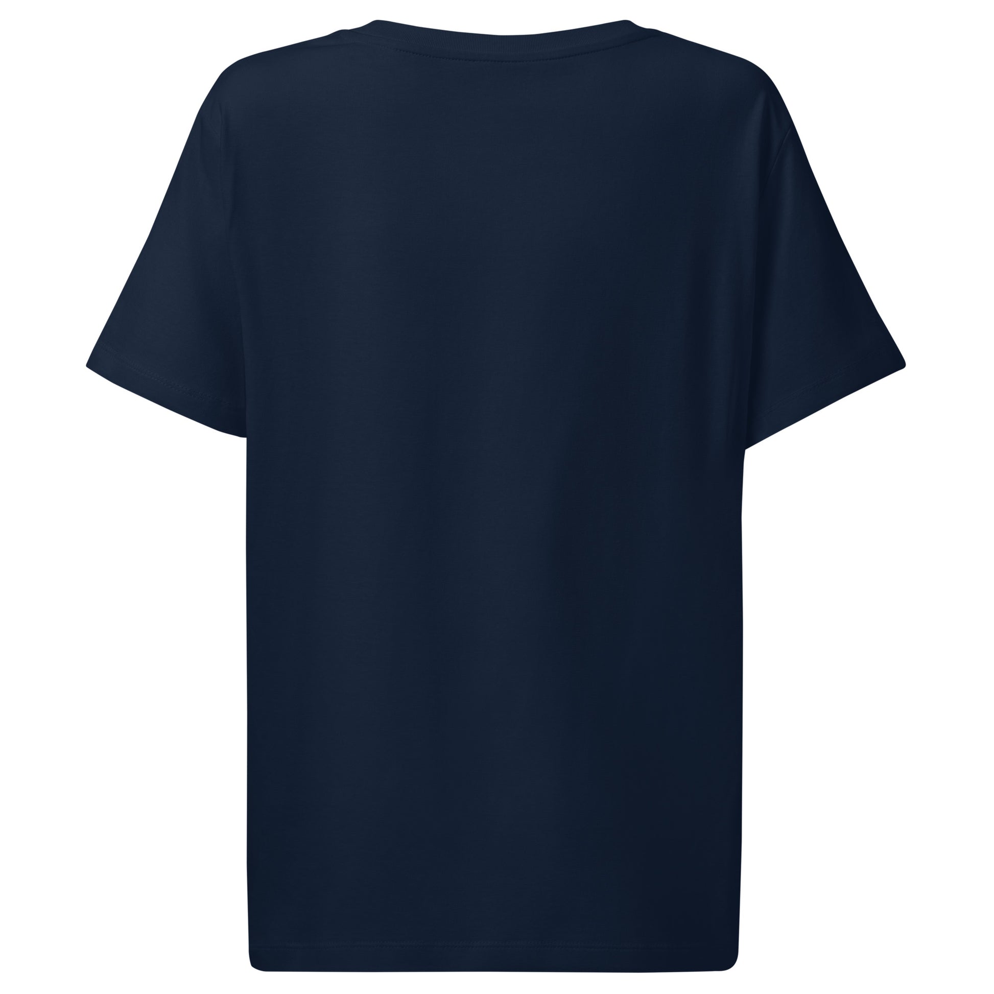 Women’s Organic Ribbed Neck T-Shirt “Rooted In Renewal” – Sustainable Owl Print Tee Dudeily