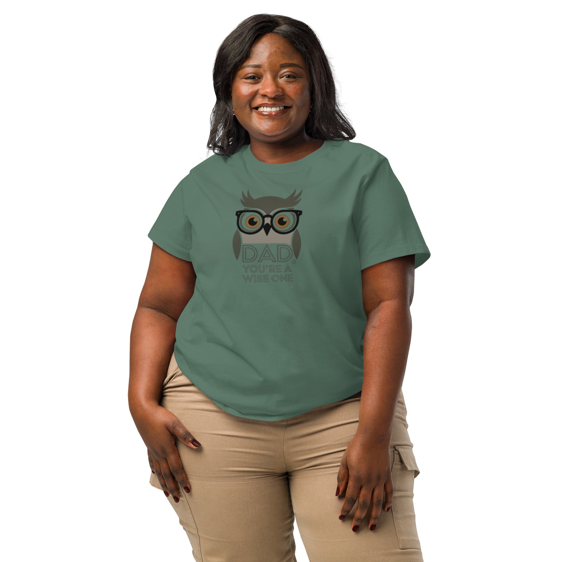 Women’s Organic Ribbed Neck T-Shirt –Owl Themed Eco-Friendly, Sustainable Fashion by Dudeily Dudeily
