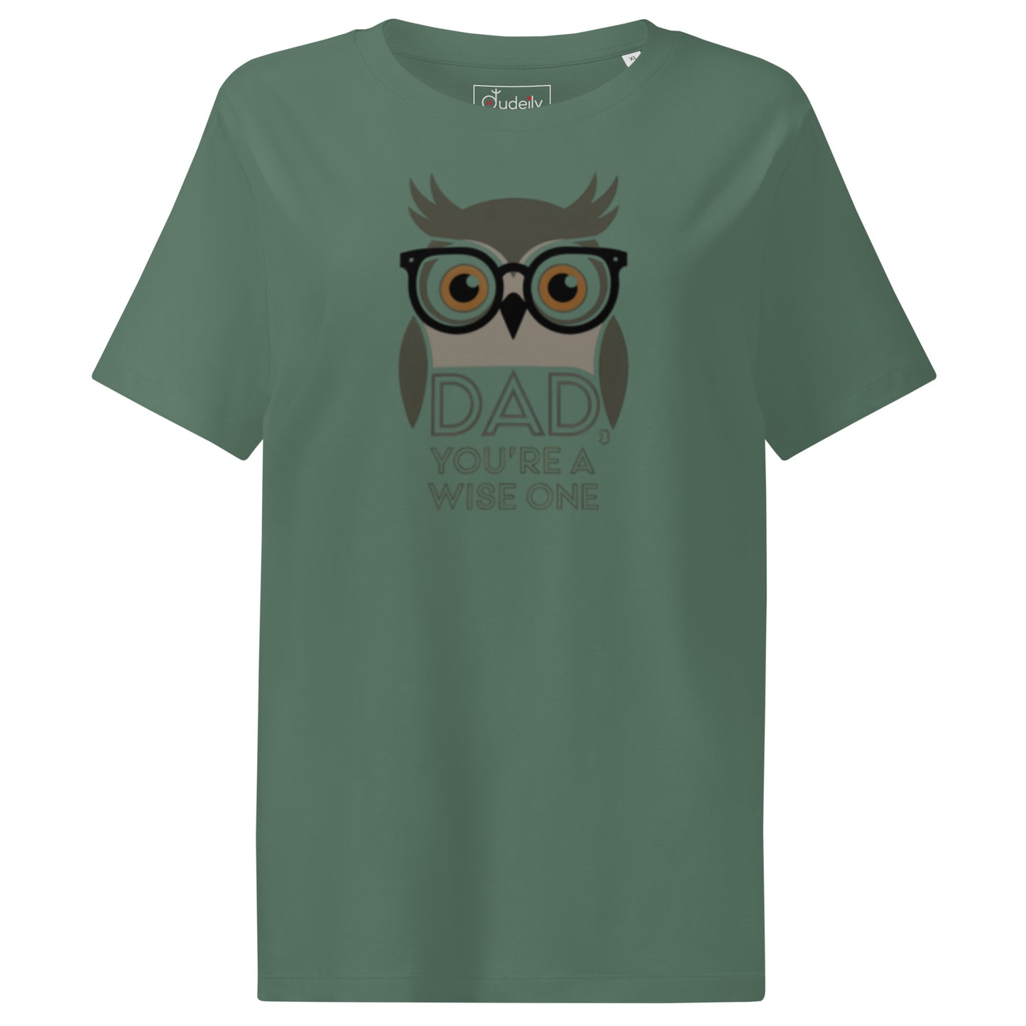 Women’s Organic Ribbed Neck T-Shirt –Owl Themed Eco-Friendly, Sustainable Fashion by Dudeily Dudeily