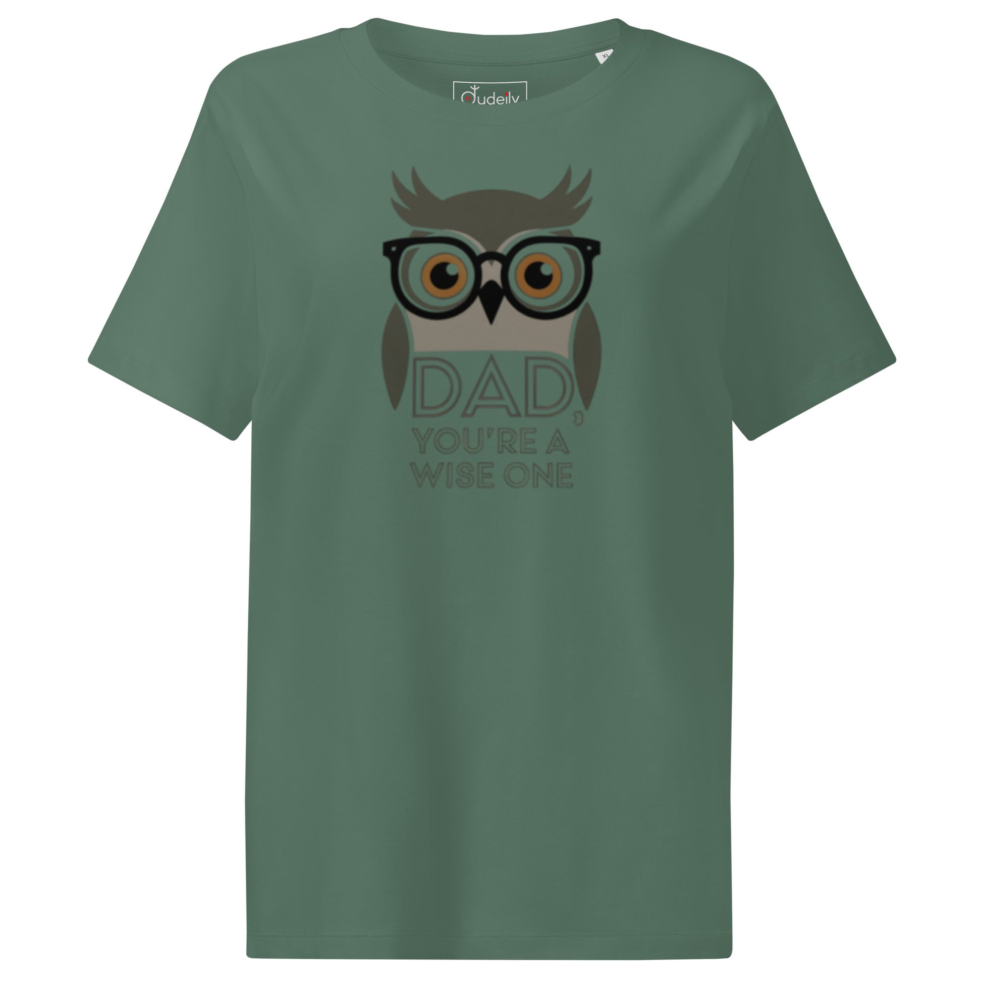 Women’s Organic Ribbed Neck T-Shirt –Owl Themed Eco-Friendly, Sustainable Fashion by Dudeily Dudeily