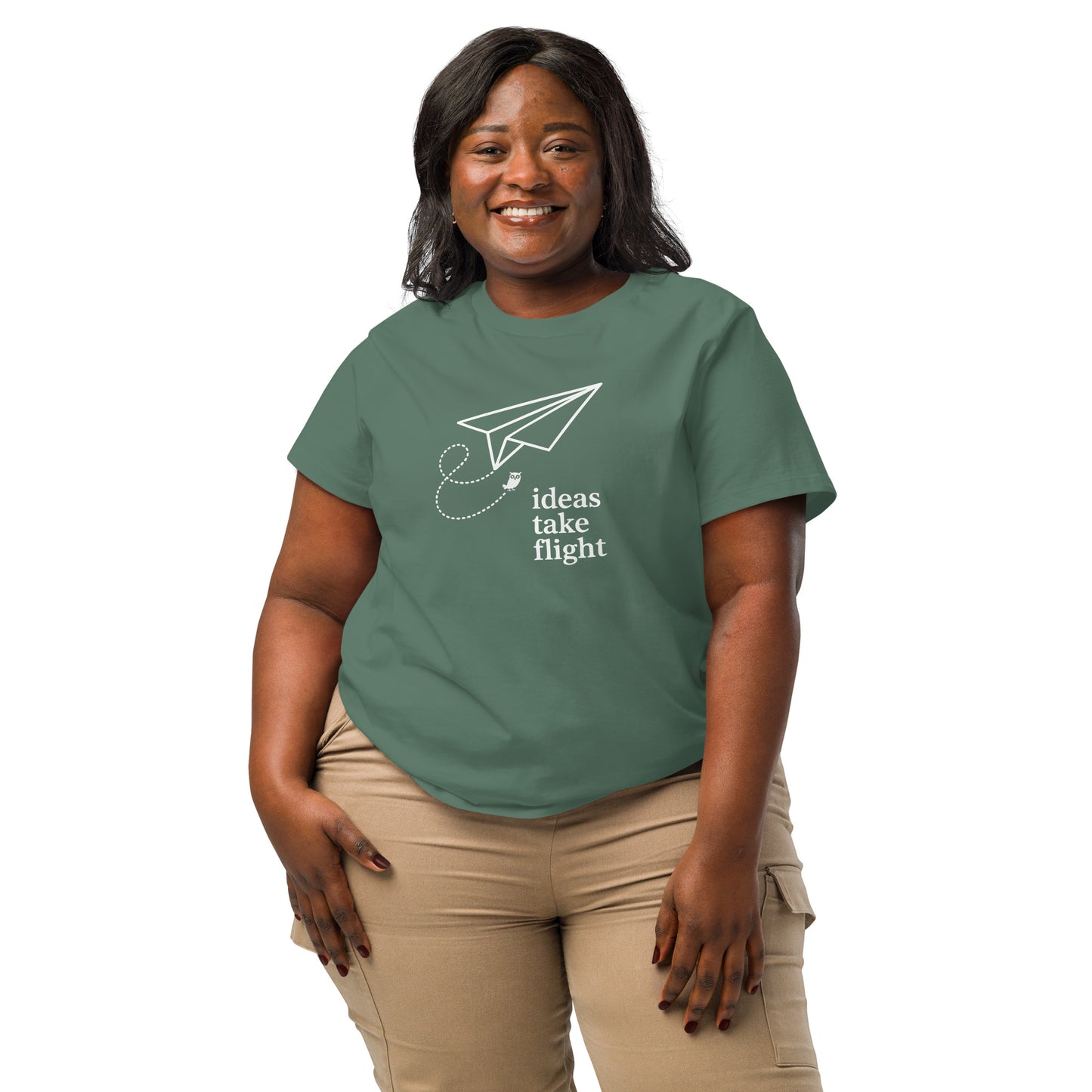 Women’s organic ribbed neck t-shirt Dudeily