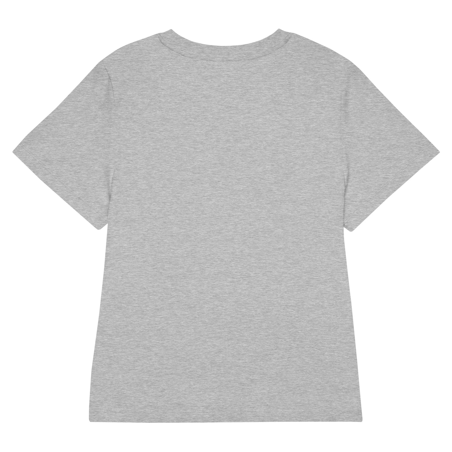 Eco-Friendly Owl Clothing Embroidered Women’s Organic Ribbed Neck T-Shirt "Grow With Care" Dudeily