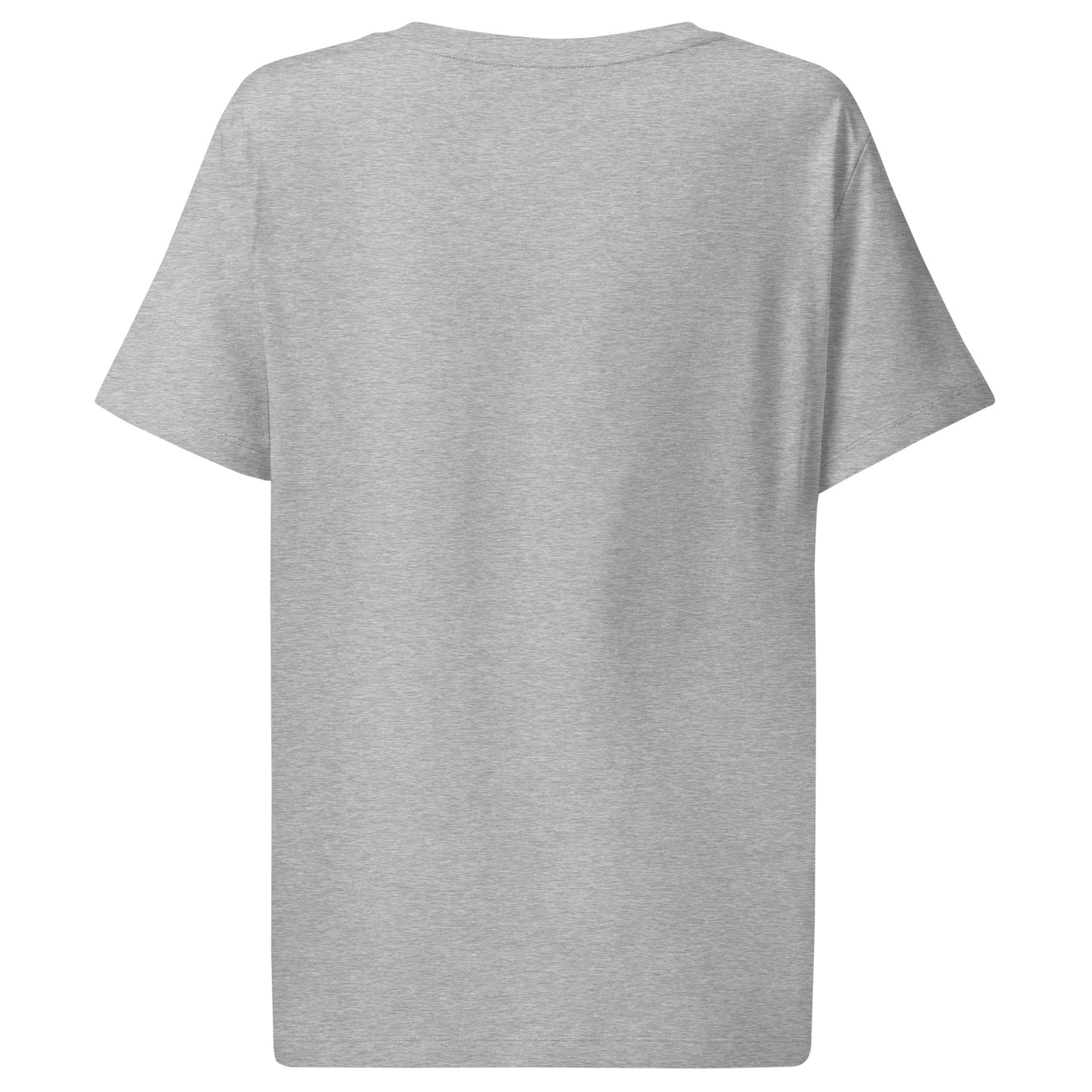 Women’s Organic Ribbed Neck T-Shirt “Rooted In Renewal” – Sustainable Owl Print Tee Dudeily