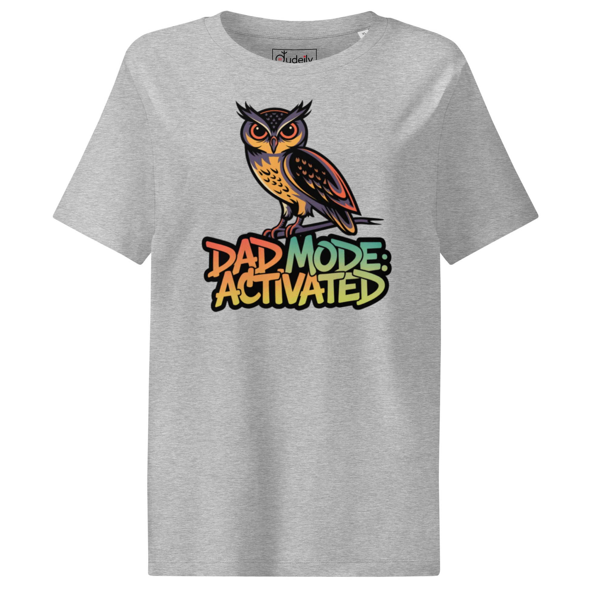 Women’s Organic Ribbed Neck T-Shirt – Owl-Themed Sustainable Fashion for Nature Lovers | Dudeily Dudeily