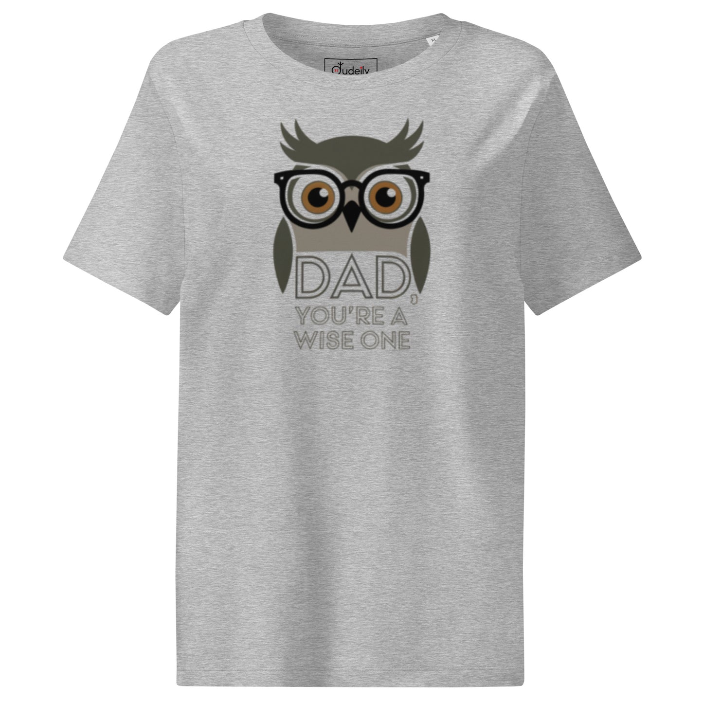 Women’s Organic Ribbed Neck T-Shirt –Owl Themed Eco-Friendly, Sustainable Fashion by Dudeily Dudeily