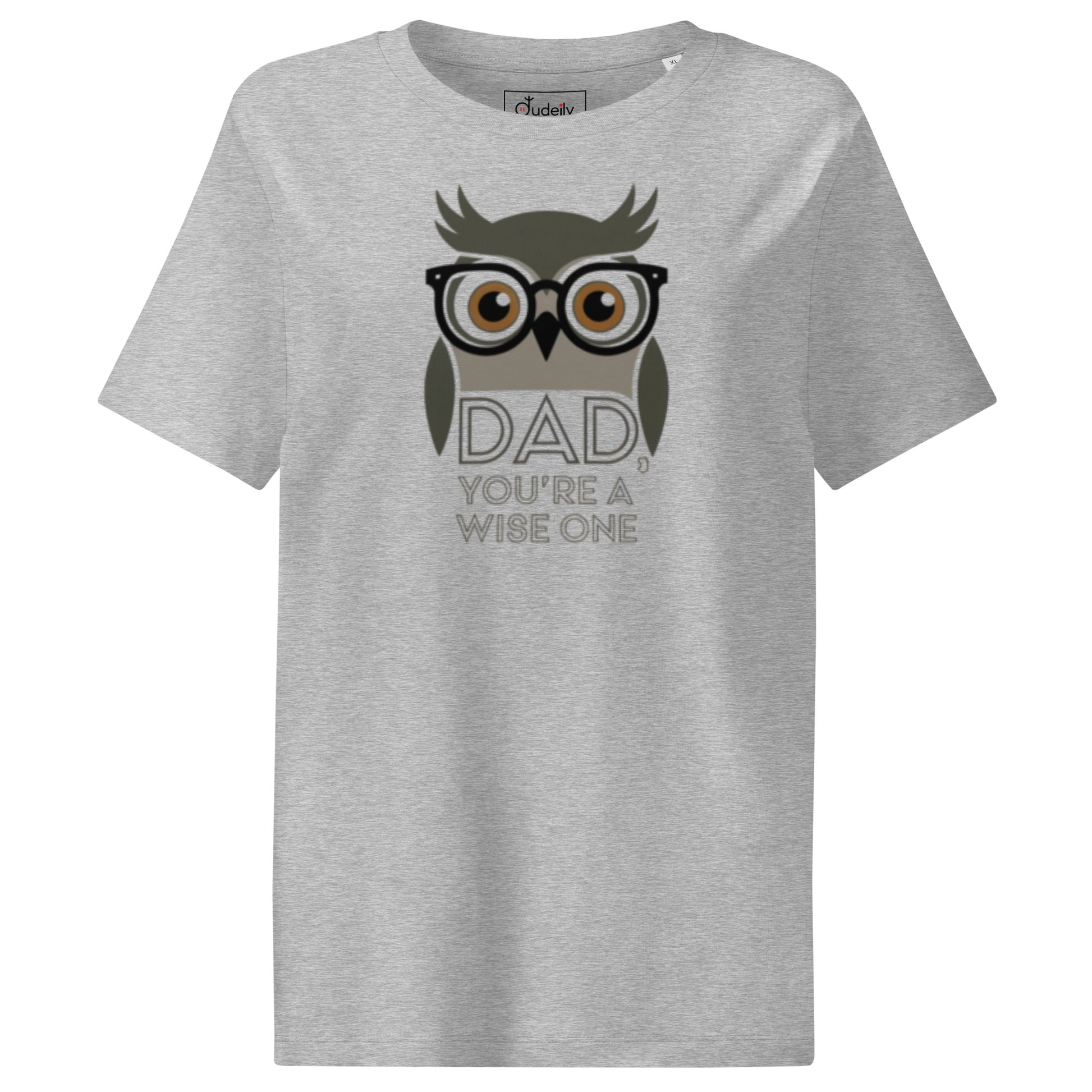Women’s Organic Ribbed Neck T-Shirt –Owl Themed Eco-Friendly, Sustainable Fashion by Dudeily Dudeily
